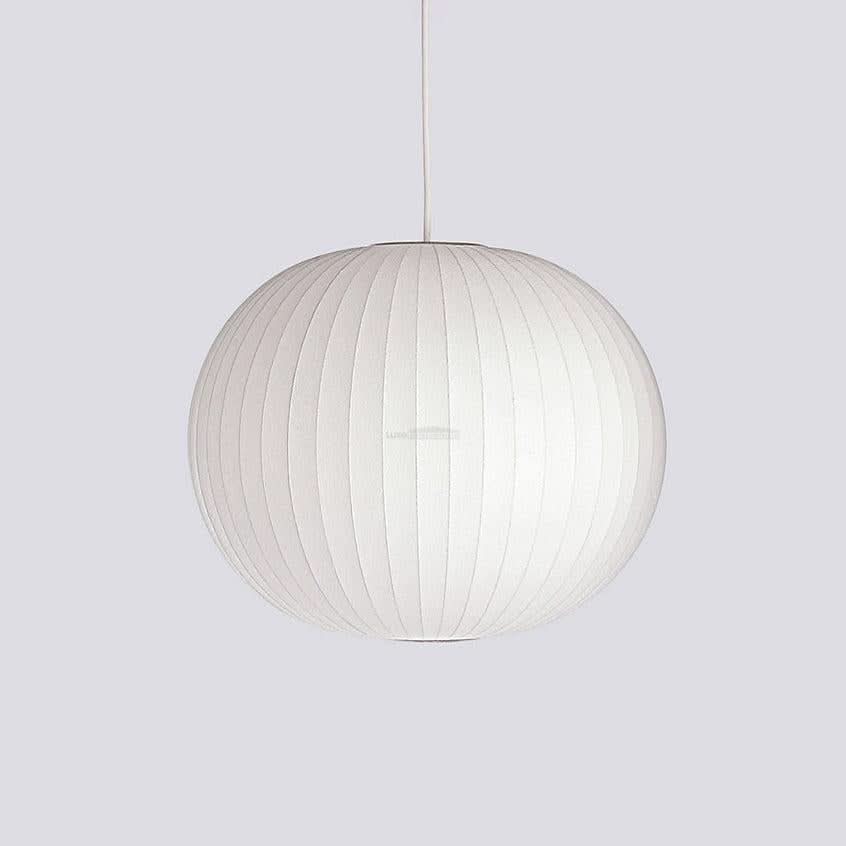 Bubble Pendant Light with Artificial Silk Lampshade - Luxehomezone