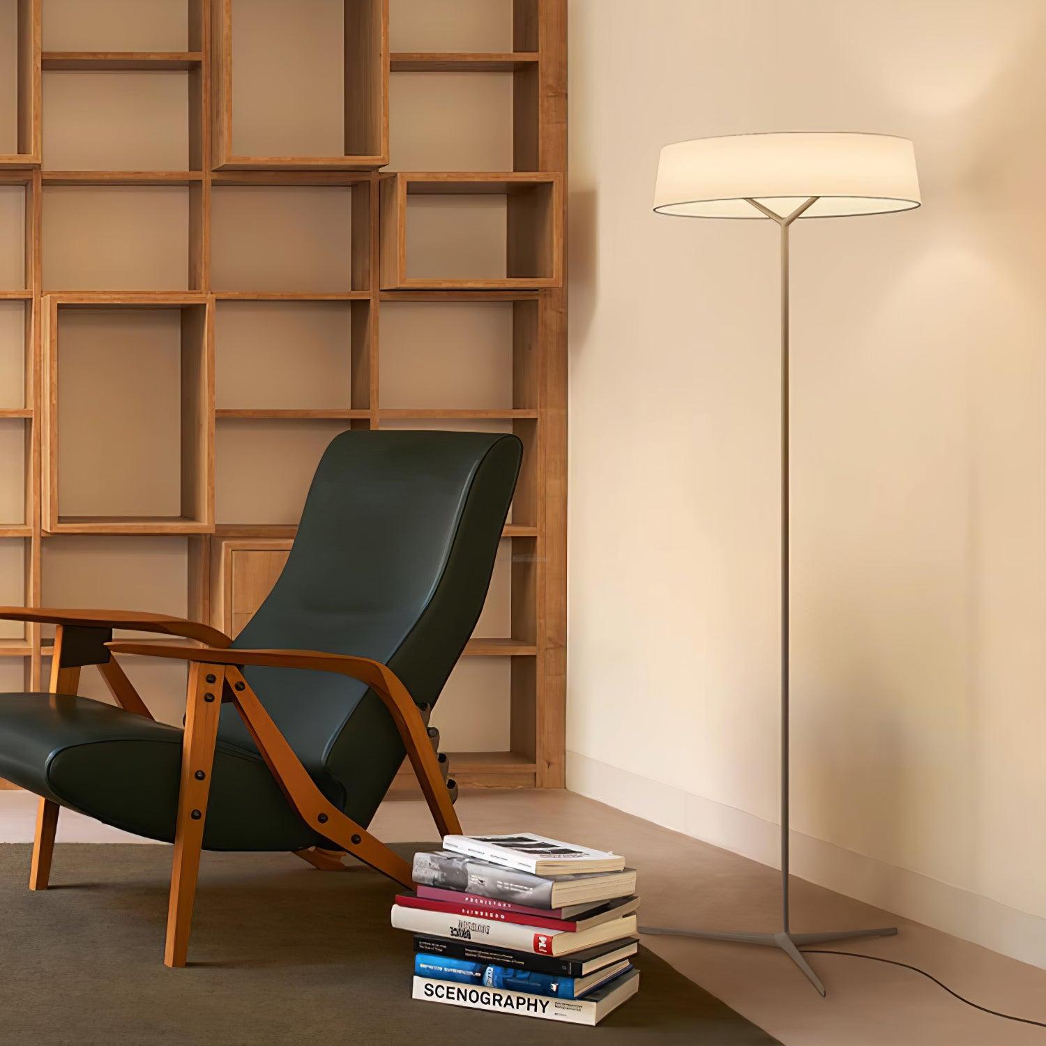 Paper Glow Round Floor Lamp - Paper-1-Luxehomezone