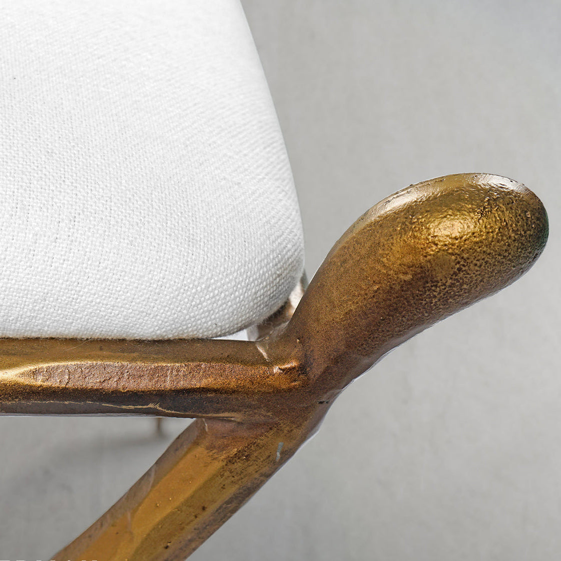 Thaddeus Horn Fabric Base Stool