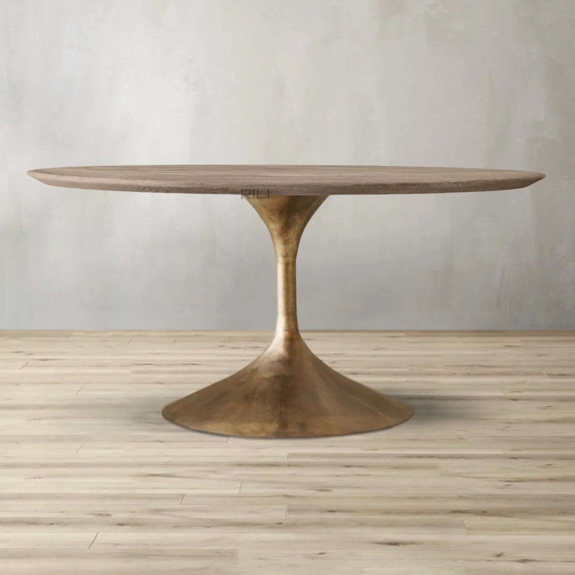 Aero Wood Round Dining Table