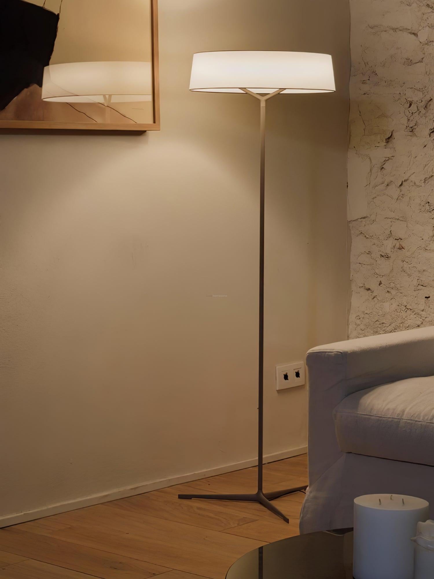 Paper Glow Round Floor Lamp - Paper-1-Luxehomezone