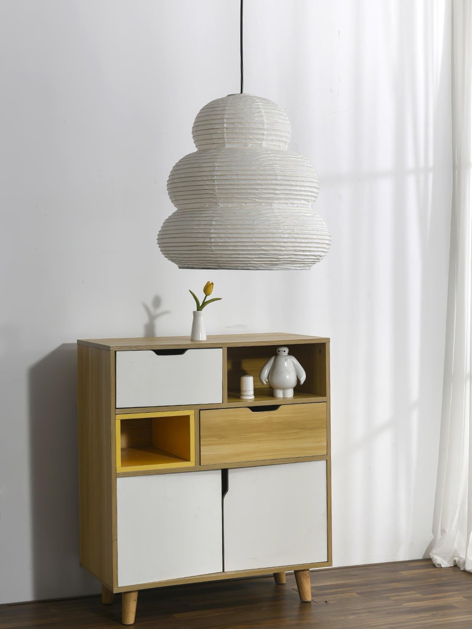 Akari Paper Pendant - Akari, Modern pendant light, Paper-1-Luxehomezone