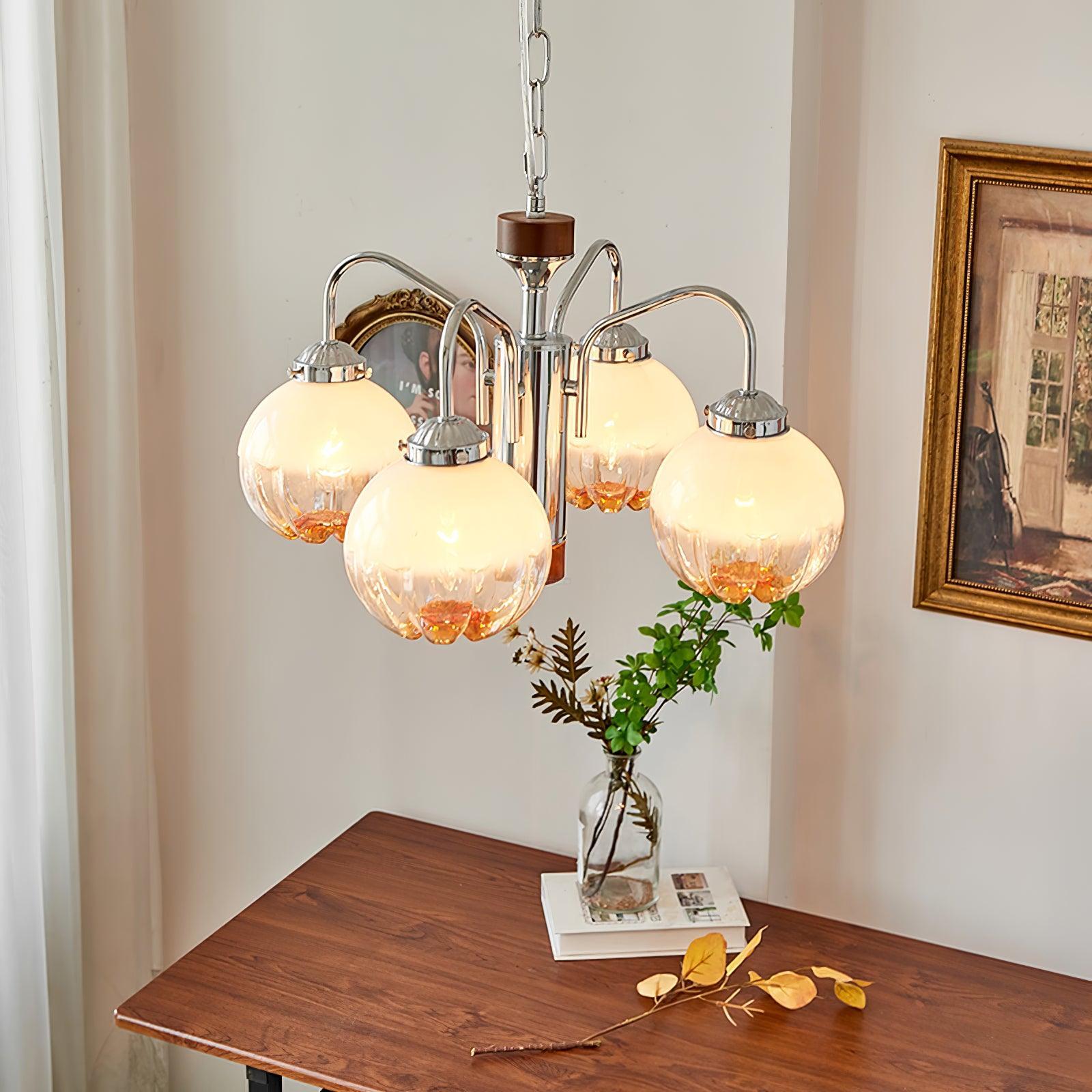 Flower Bud Chandelier ∅ 15.7″ - Bend-1-Luxehomezone