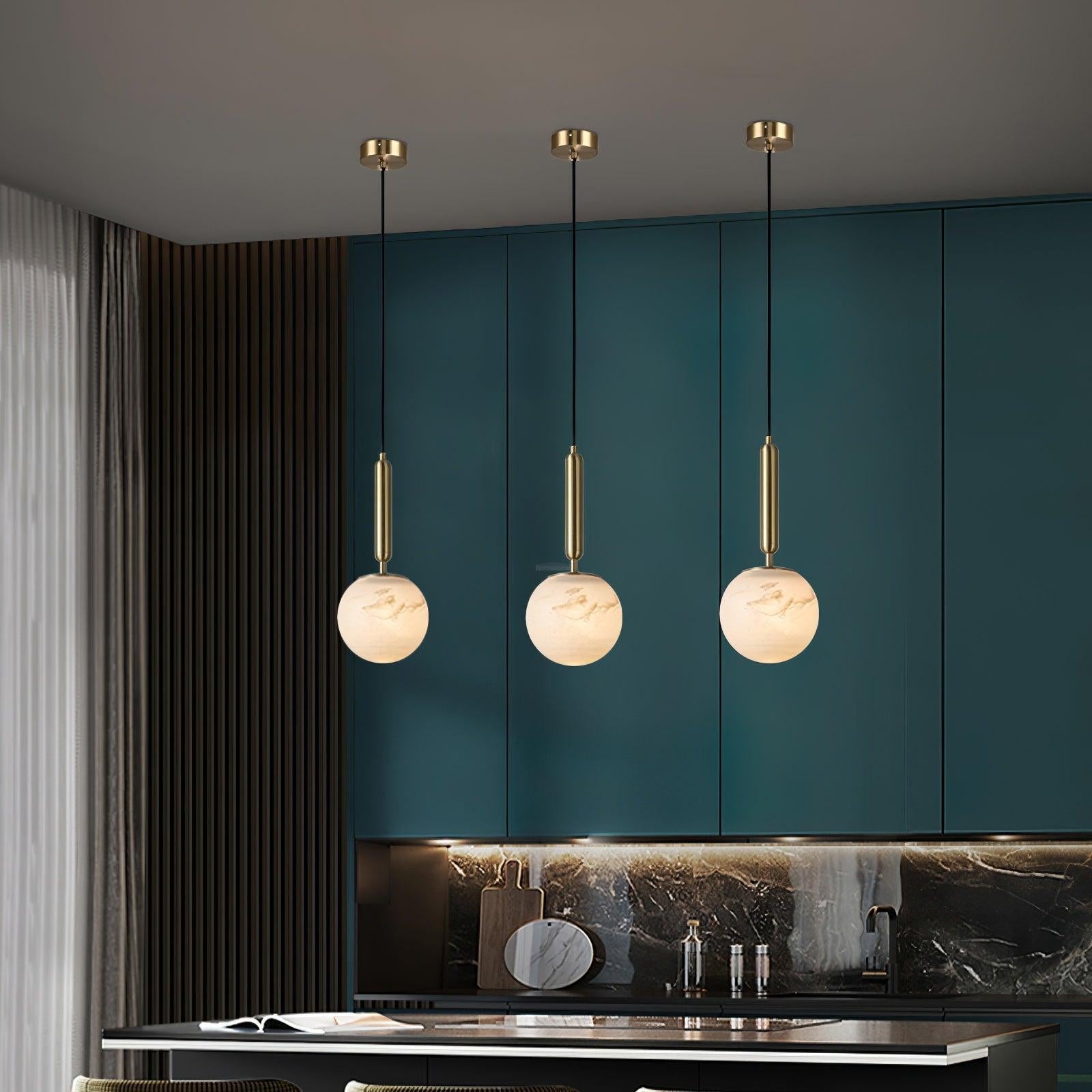 Bosso Alabaster Pendant Light - Alabaster, Alabaster Pendant-1-Luxehomezone