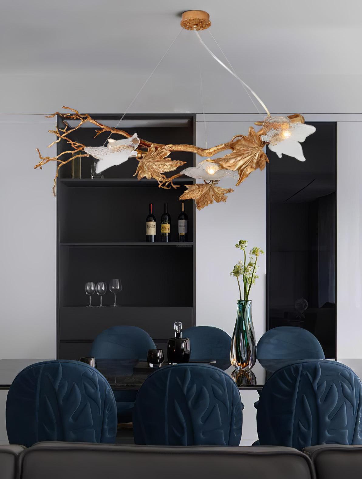 Folio Branch Type Brass Chandelier - Branch-1-Luxehomezone
