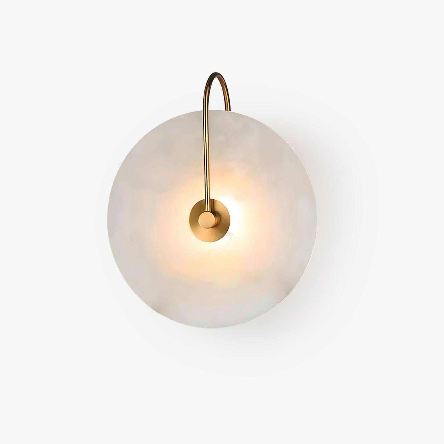 Alabaster LED Wall Lamp 6''/8''/10''/12'' - Luxehomezone