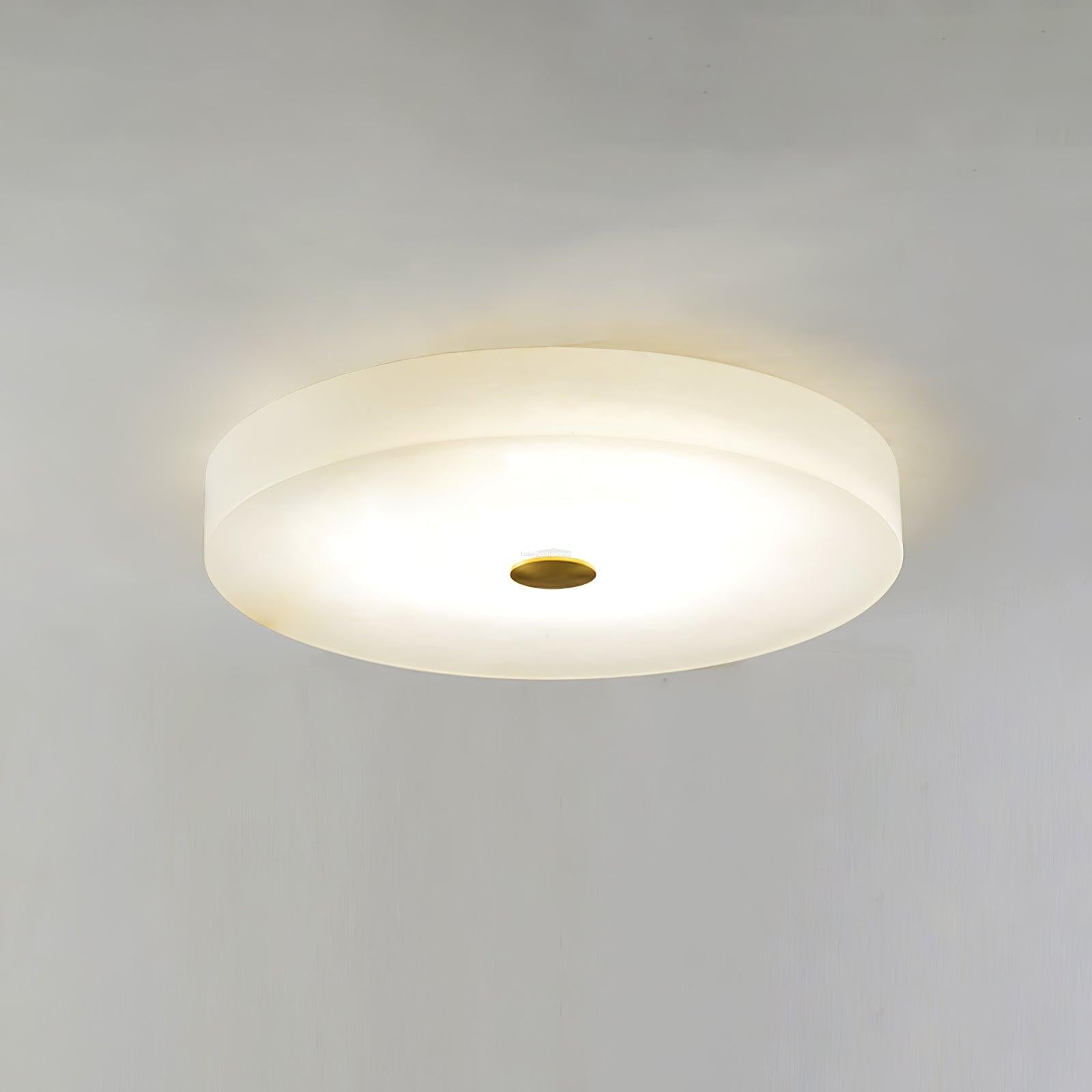 Sophie Alabaster Ceiling Light - Alabaster, Flush Mounts-1-Luxehomezone