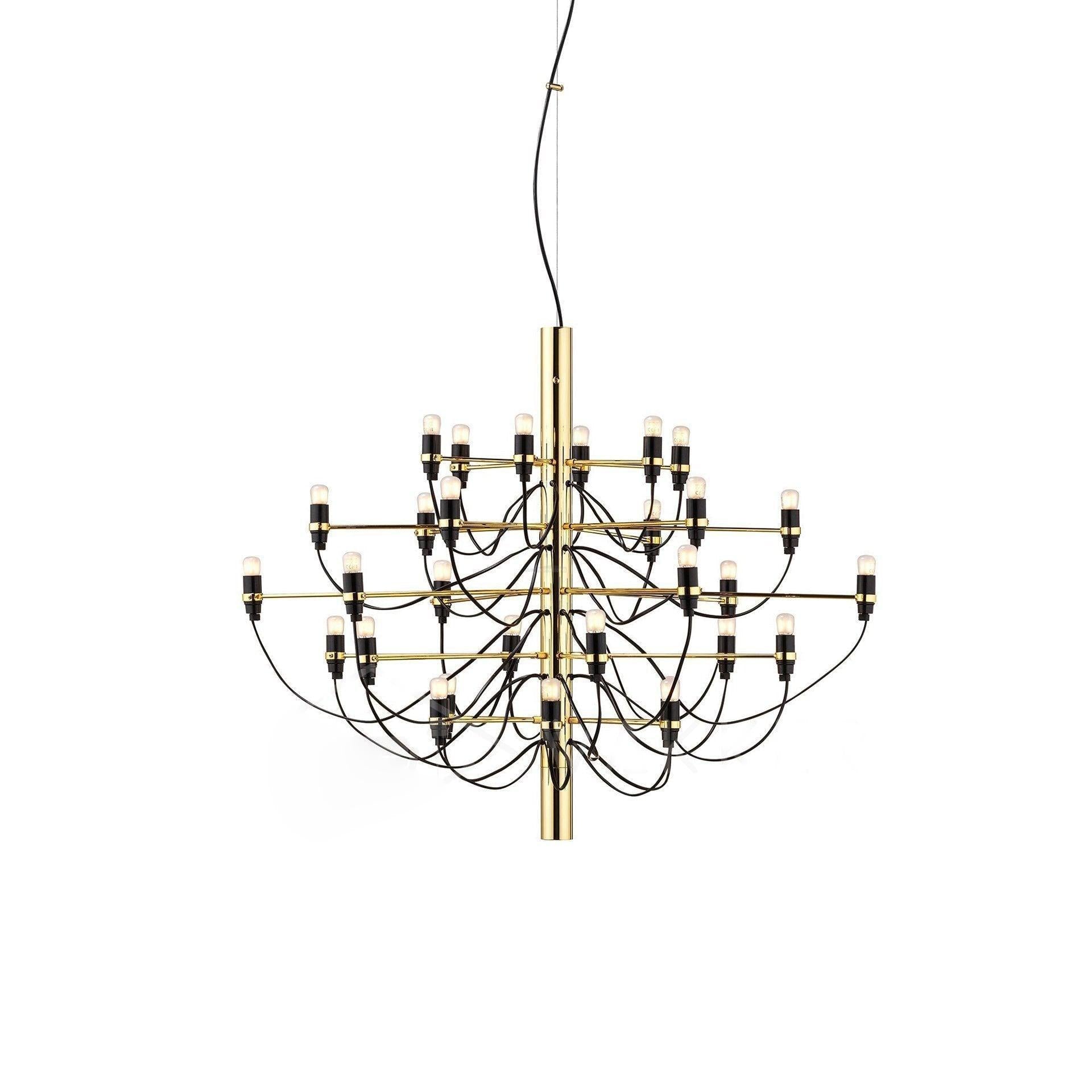 2097 Mid-Century Retro Candle Chandelier with 18/30/50/75 heads - Candle-1-Luxehomezone
