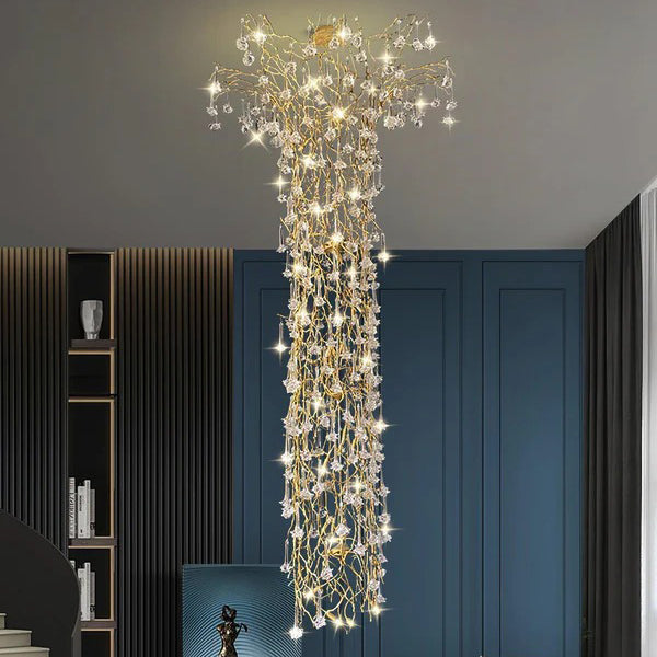 Solara Round Chandelier 59" Tree Branch