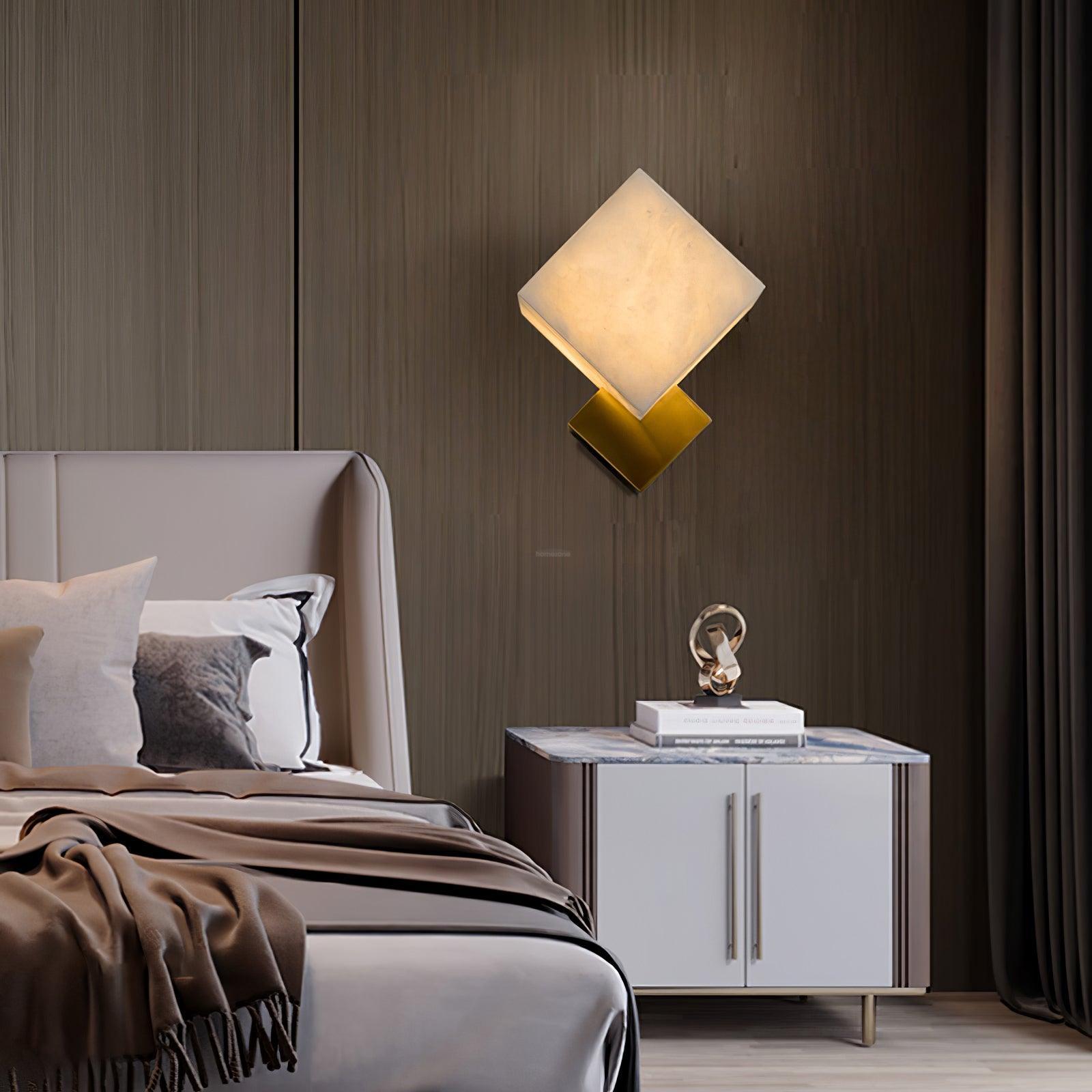 Gatsby Alabaster Wall Sconce - Alabaster, Alabaster Wall Lamp-1-Luxehomezone