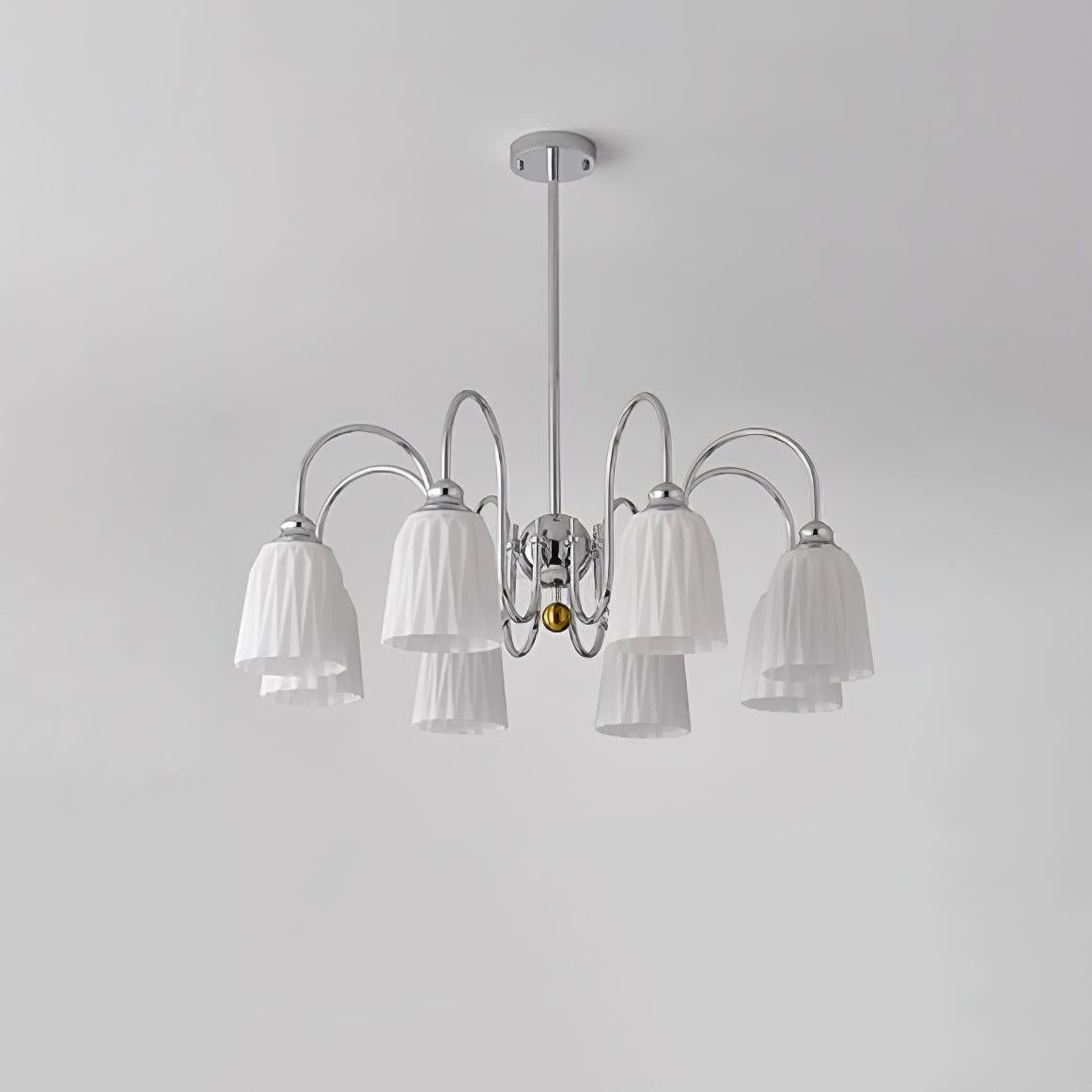 Bauhaus Pleated Chandelier with 3/5/6/8 heads