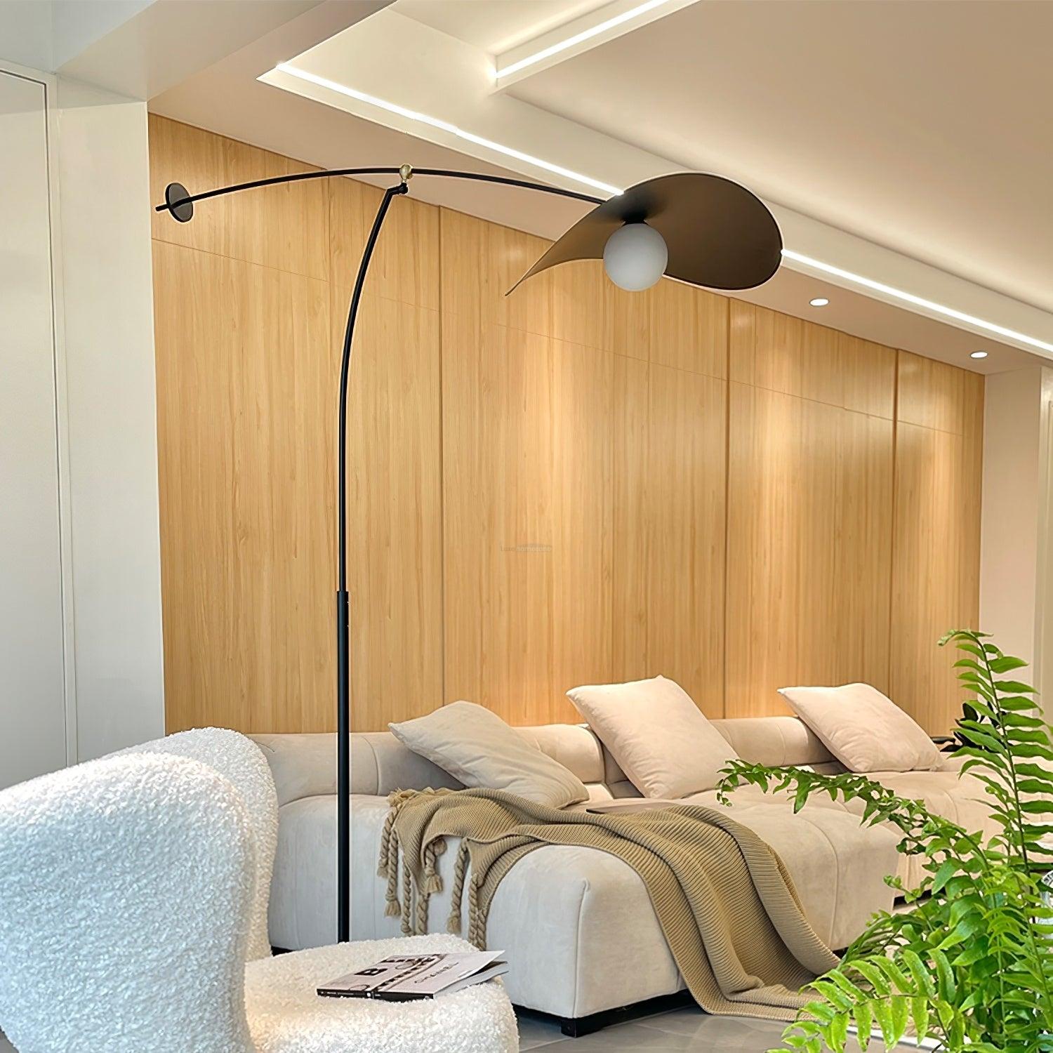 Alonso Floor Lamp  ∅ 6.6″ - Bent-1-Luxehomezone