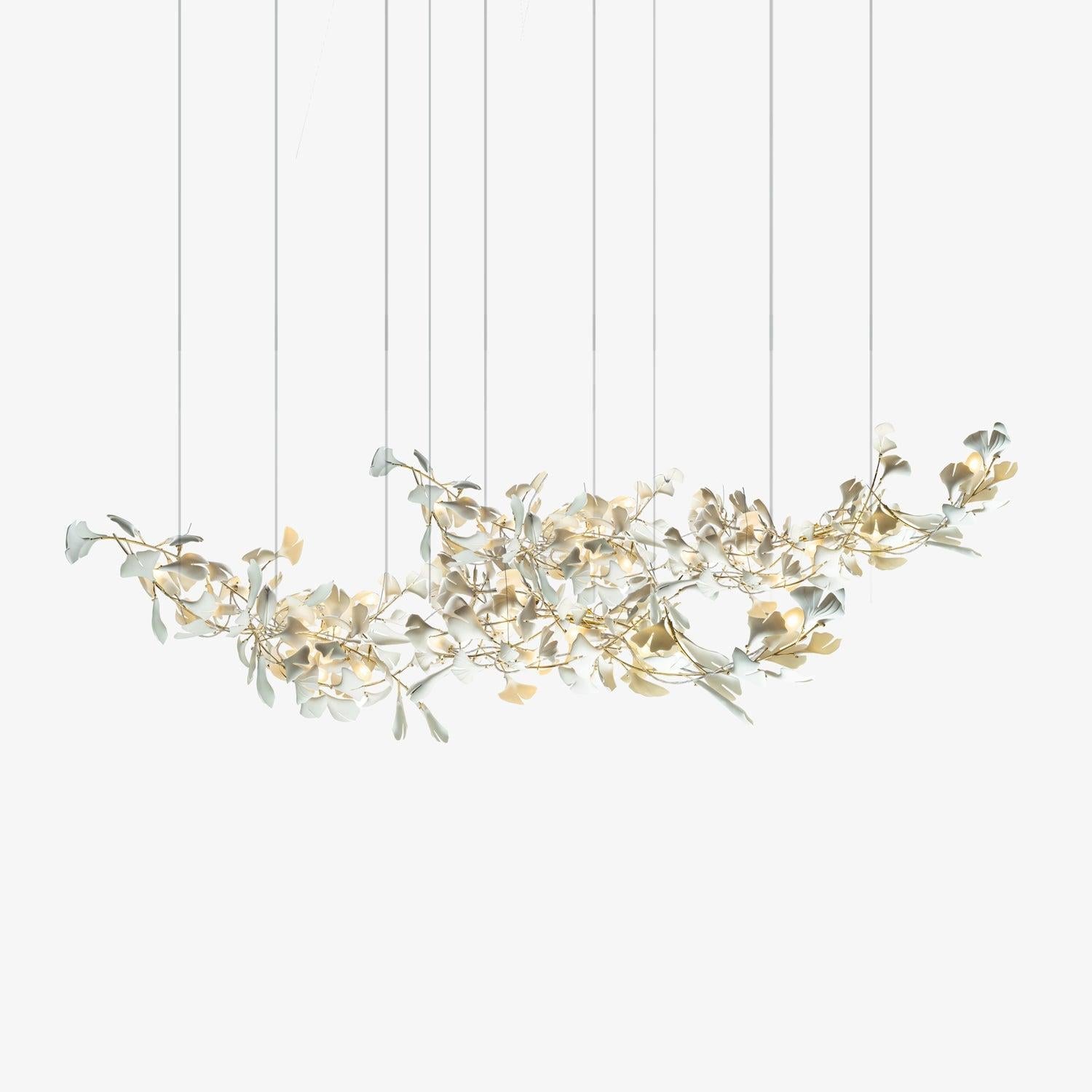 Gingko Chandelier with Double Layer Combination - Gingko, Gingko Chandelier-1-Luxehomezone