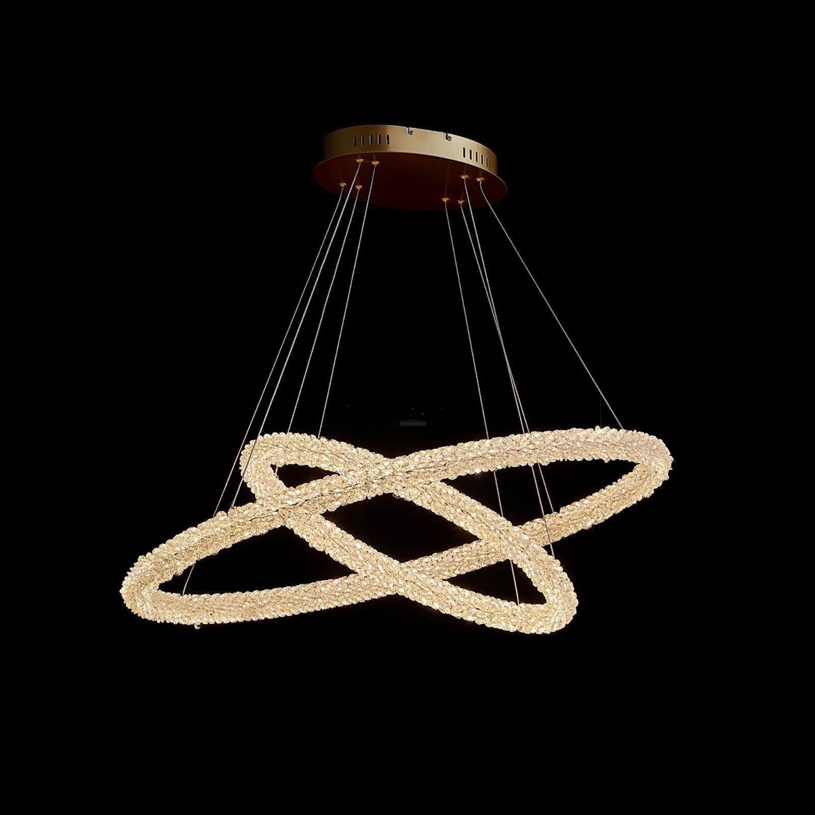 Crystal Ring Chandeliers - Crystals-1-Luxehomezone