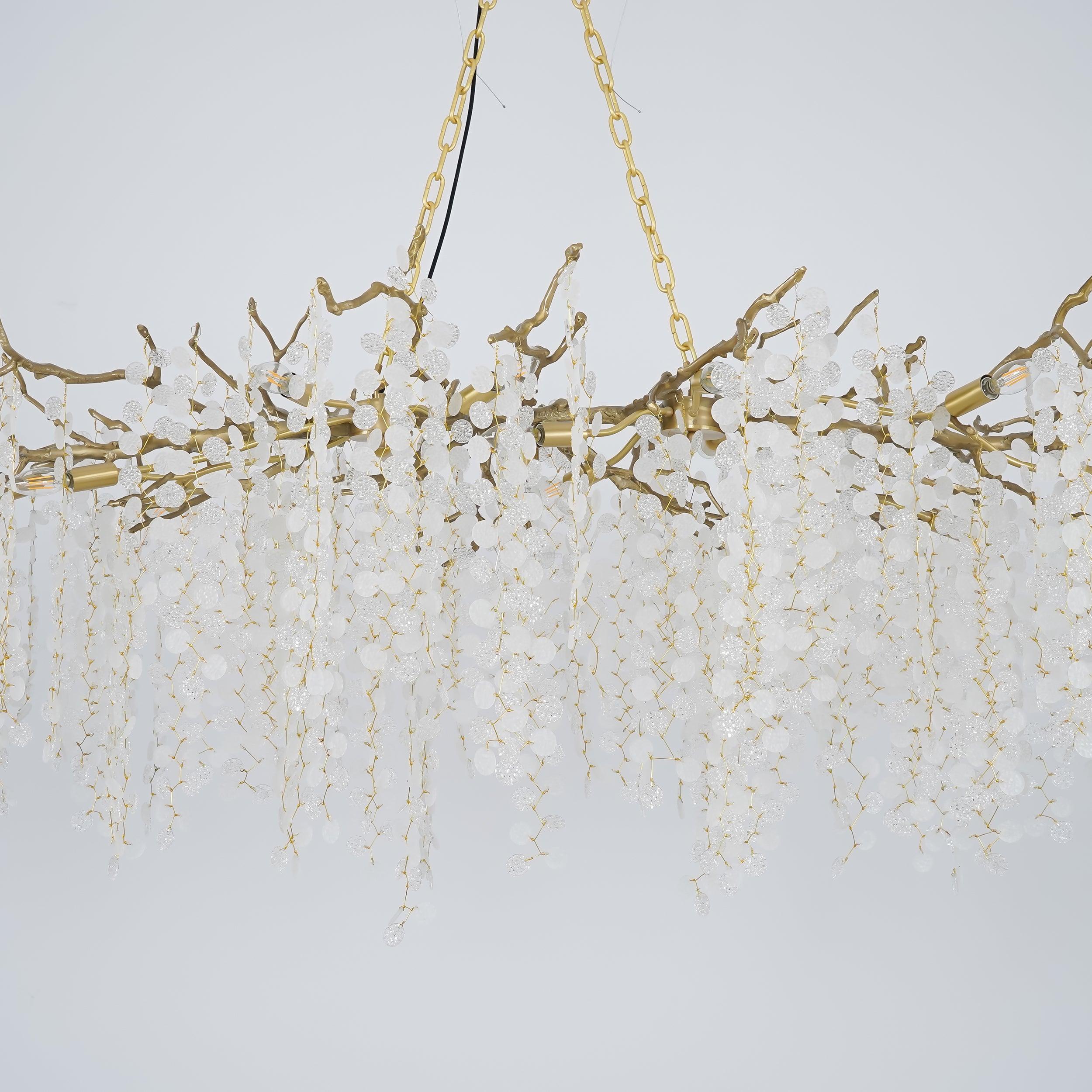 Shiro Noda Crystal Type Chandelier - Branch-1-Luxehomezone