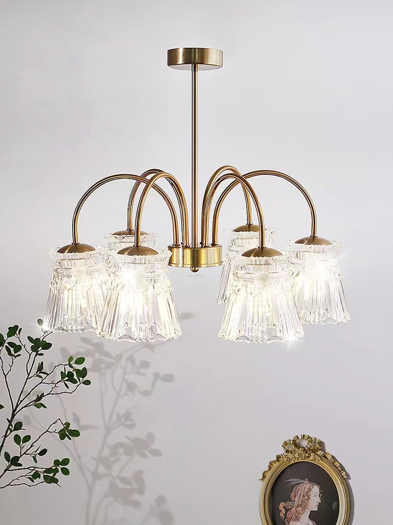 Ice Cream Crystal Chandeliers with 3/5/6/8 heads - Zahara-1-Luxehomezone
