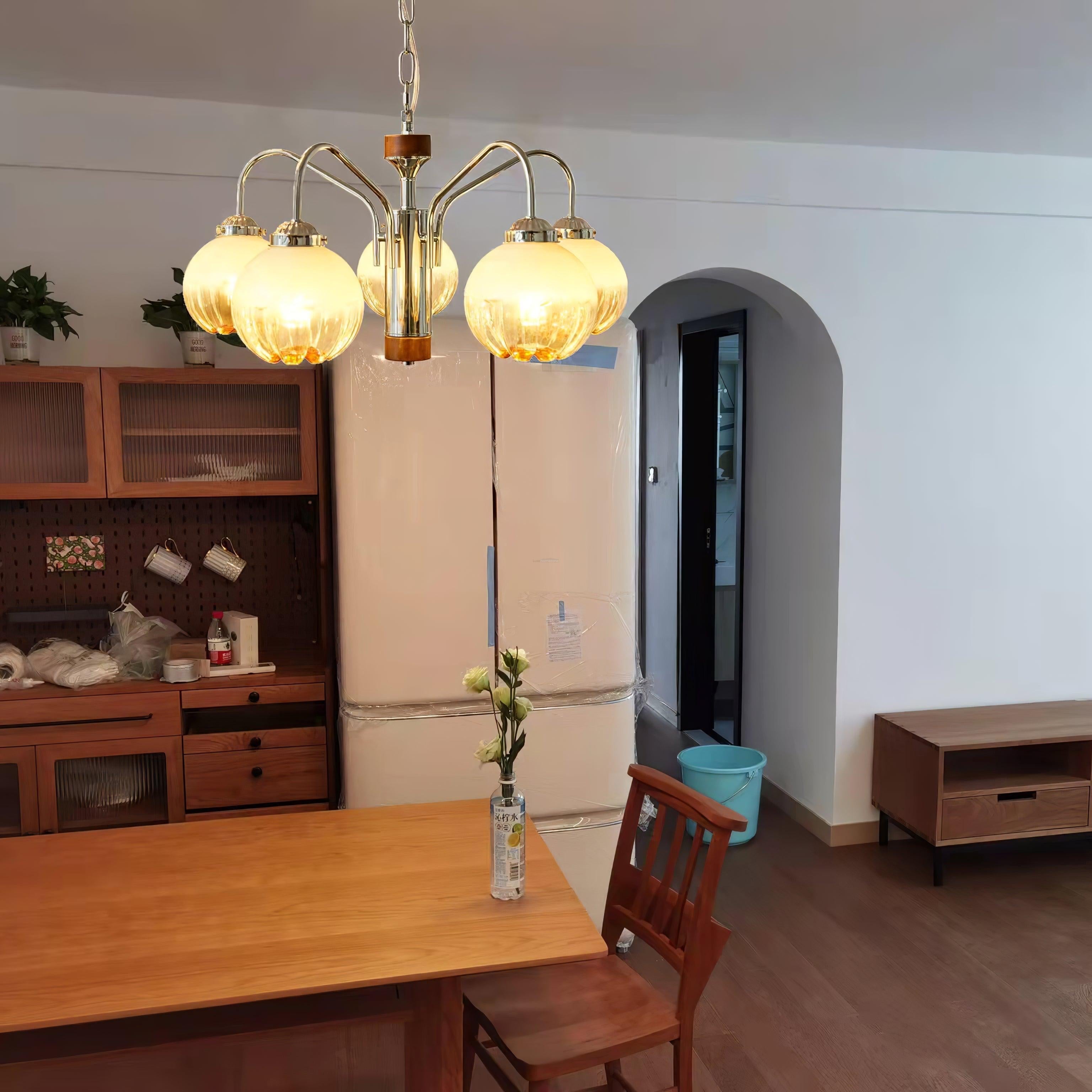 Flower Bud Chandelier ∅ 15.7″ - Bend-1-Luxehomezone