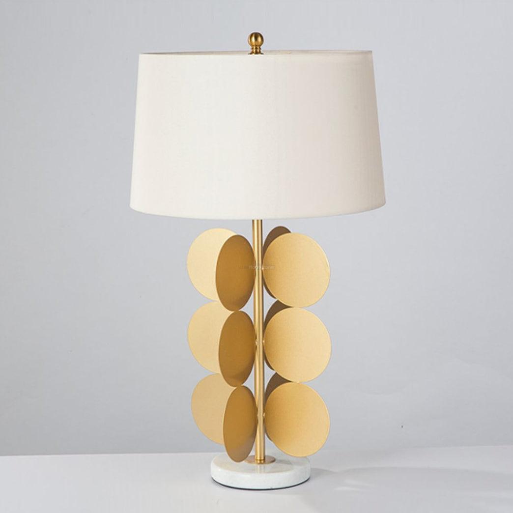 Mark Mcdowell Table Lamp ∅ 15″ - Fabric-1-Luxehomezone