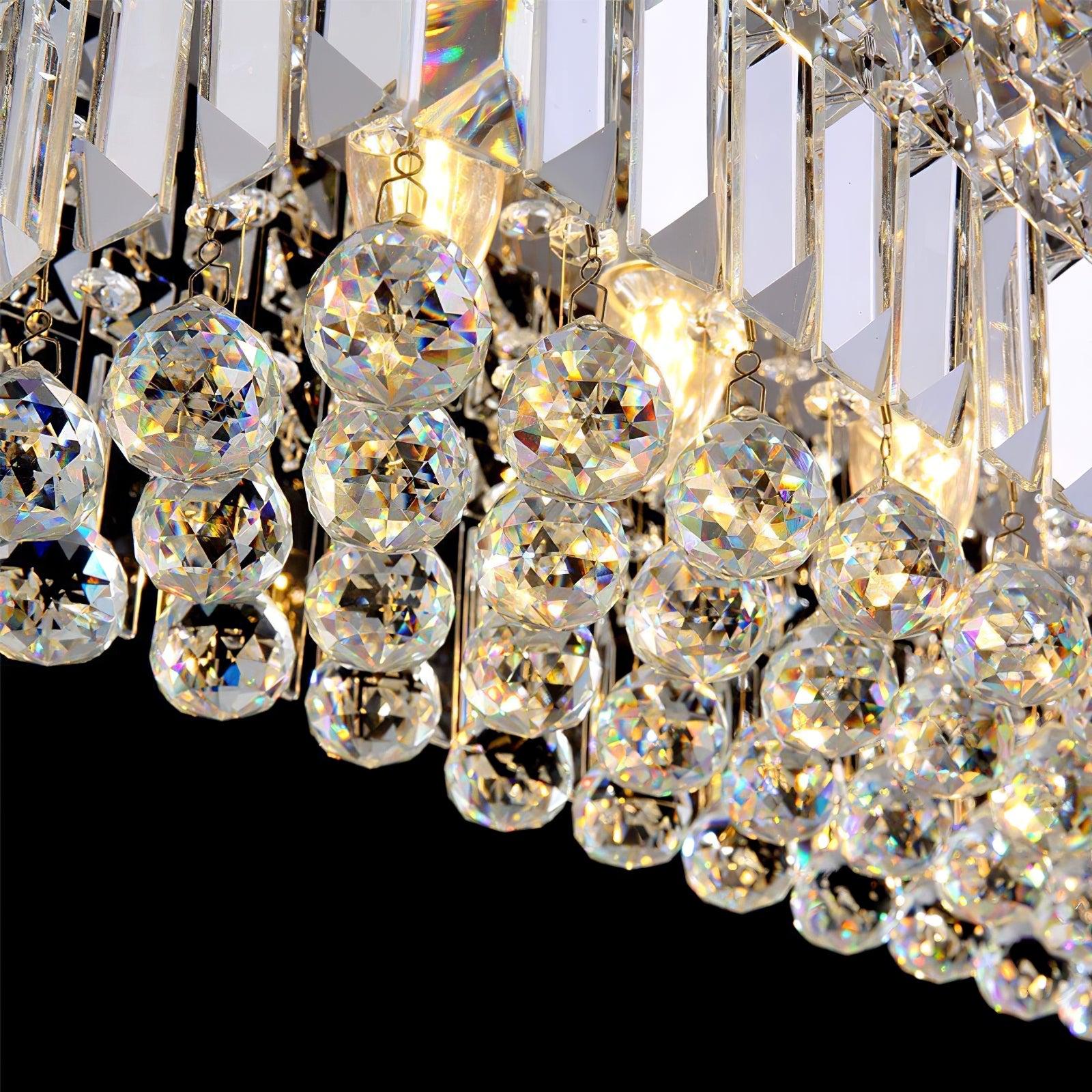 Crystal Long Canopy Chandelier - Crystals, Tassel-1-Luxehomezone