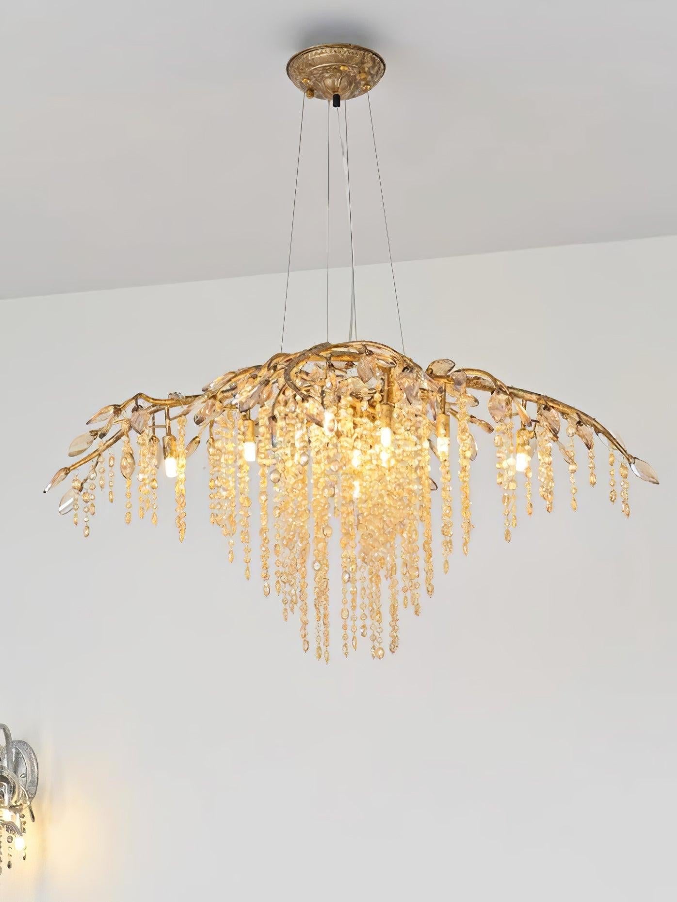 Autumn Twilight Round/Linear Chandelier - Branch-1-Luxehomezone