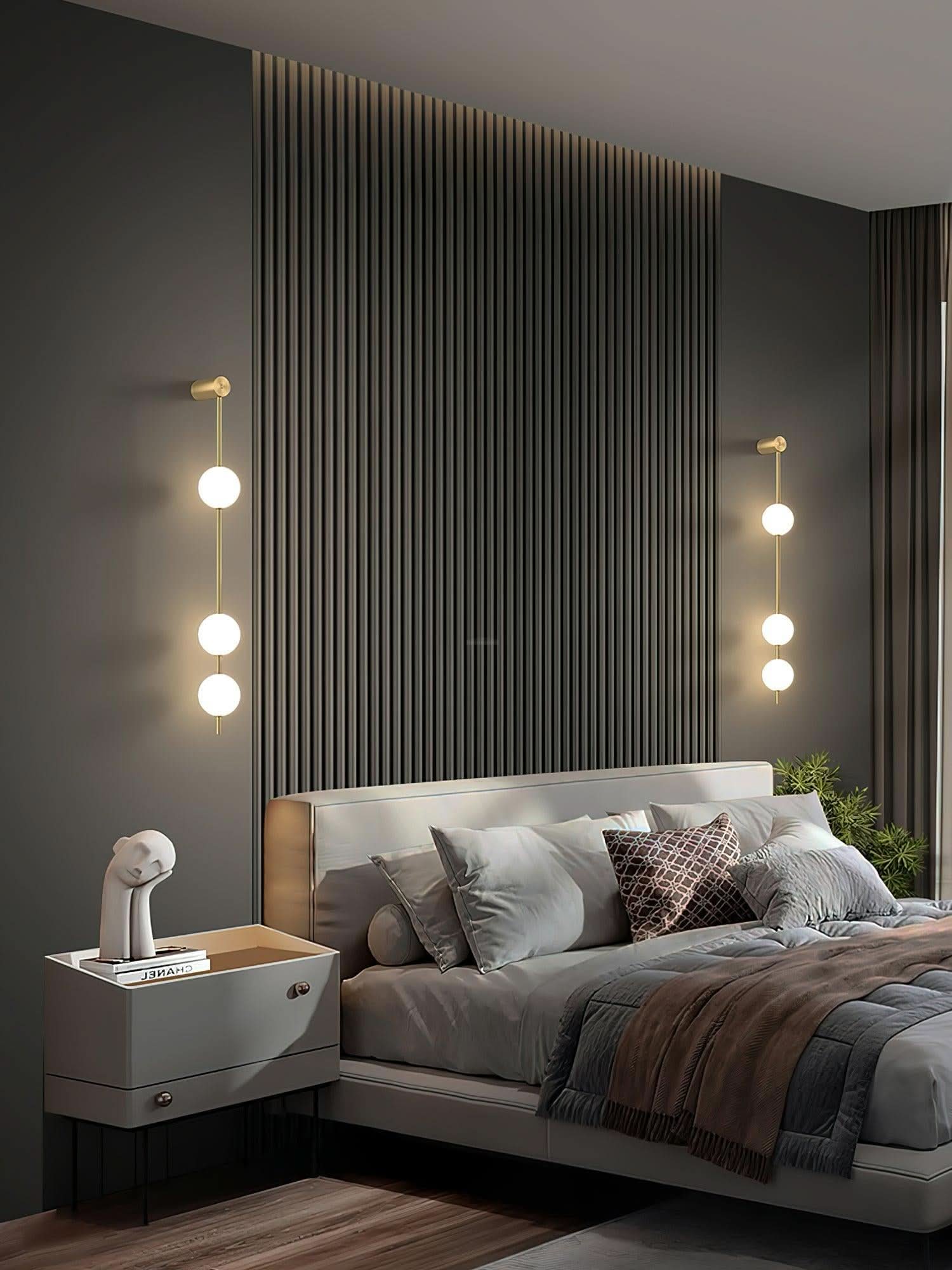 Vertical Balls Wall Sconce - Luxehomezone
