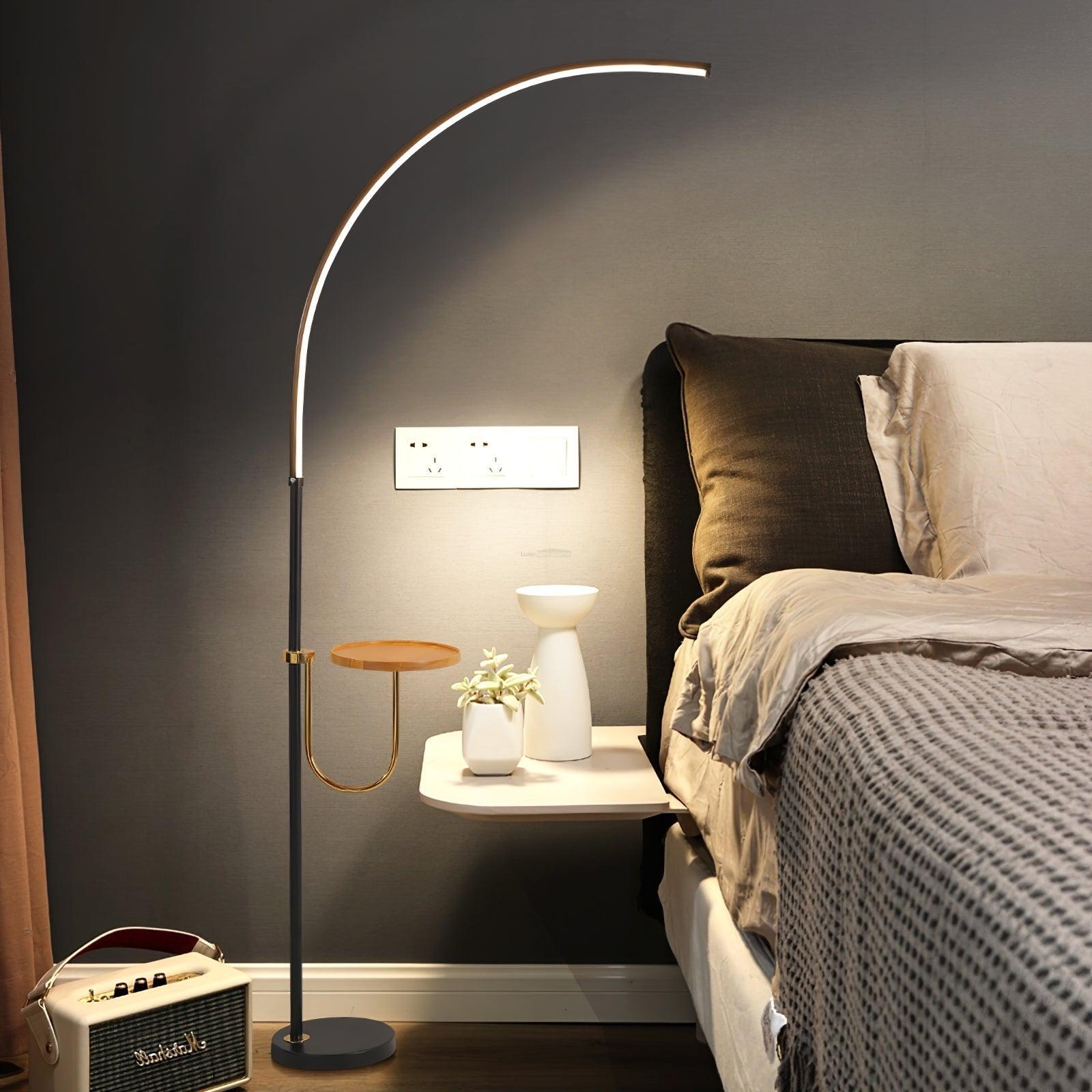Nordic Arc Floor Lamp L 23.6″ - Bent-1-Luxehomezone