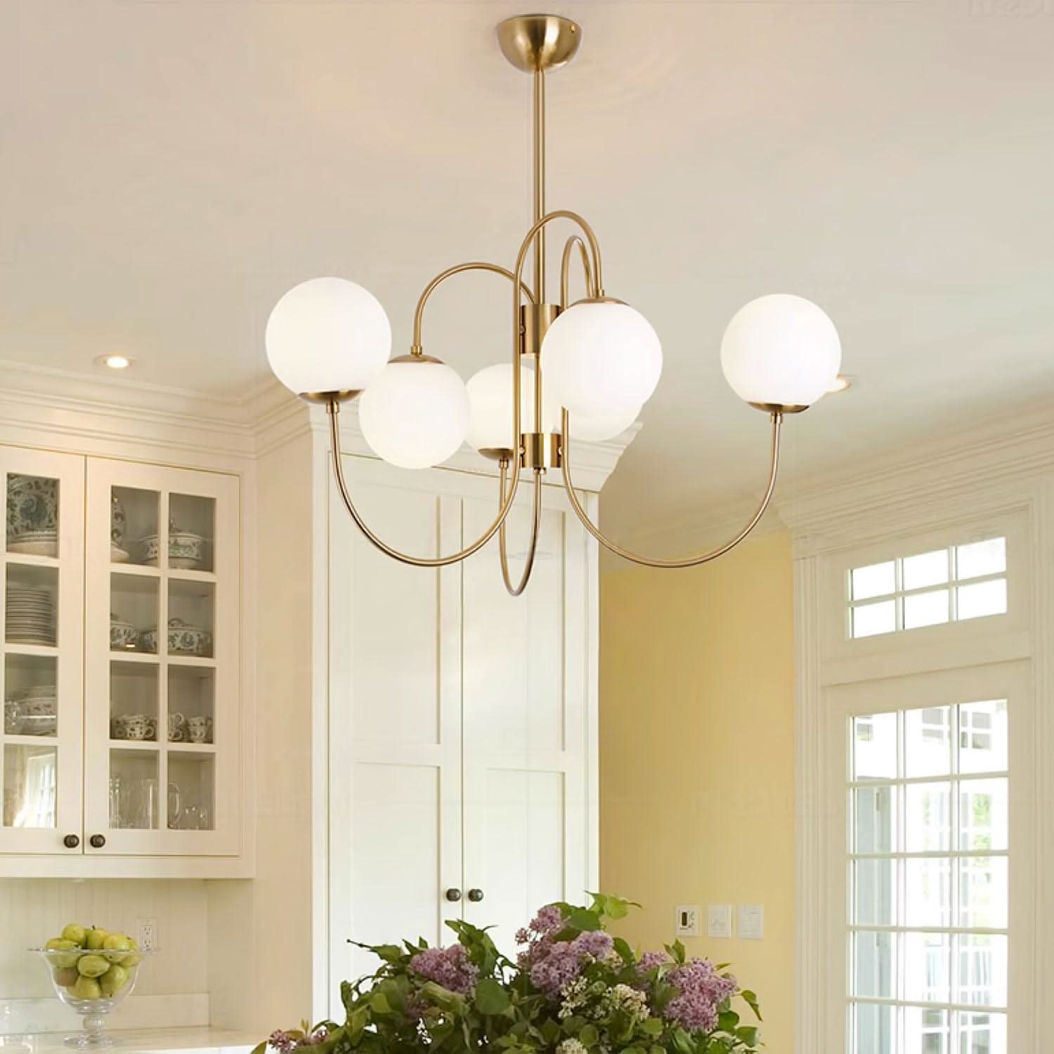 Gooseneck Chandelier ∅ 30″ - Luxehomezone