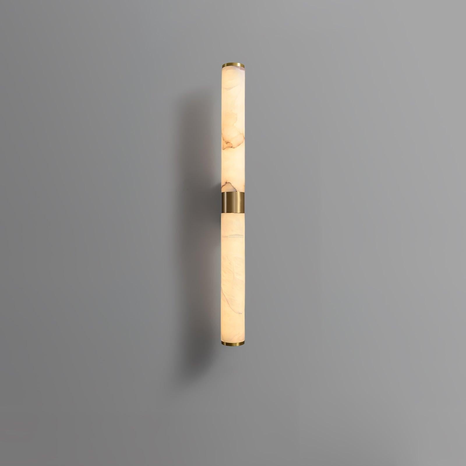 Line Alabaster Wall Sconce - Alabaster, Alabaster Wall Lamp-1-Luxehomezone