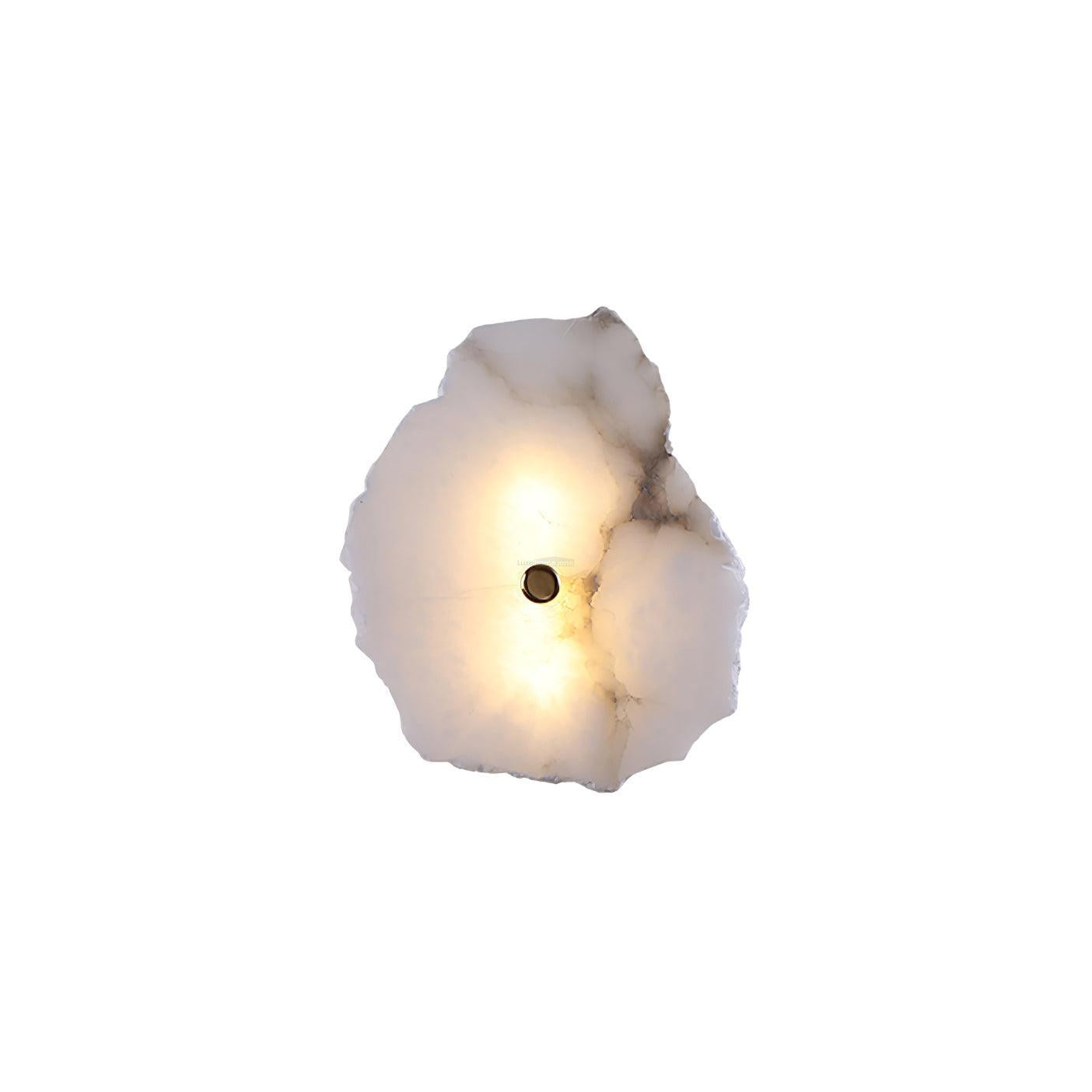 Petra Wall Sconce Alabaster - Alabaster, Alabaster Wall Lamp-1-Luxehomezone