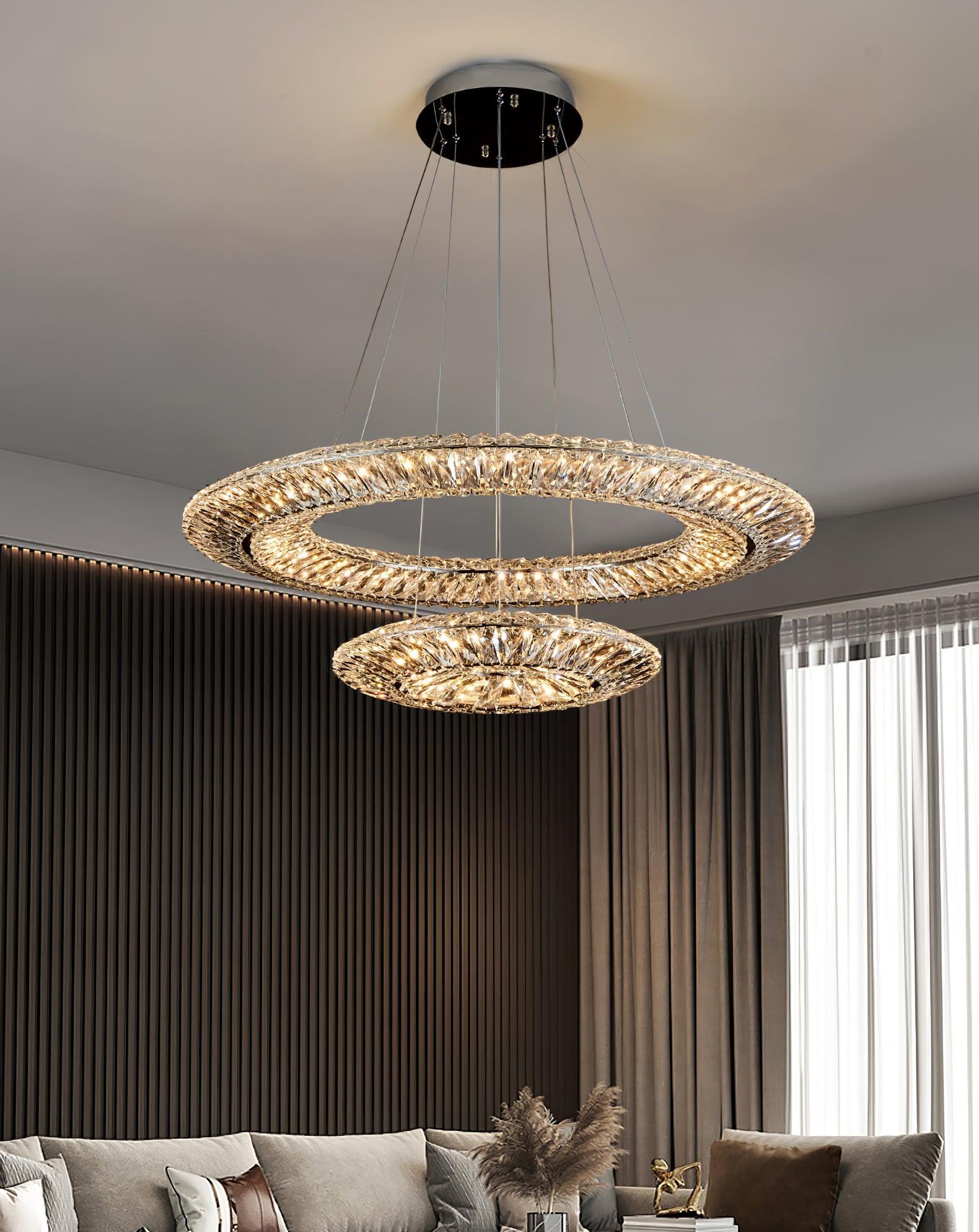 Tanager Geometric Round/Square Chandelier