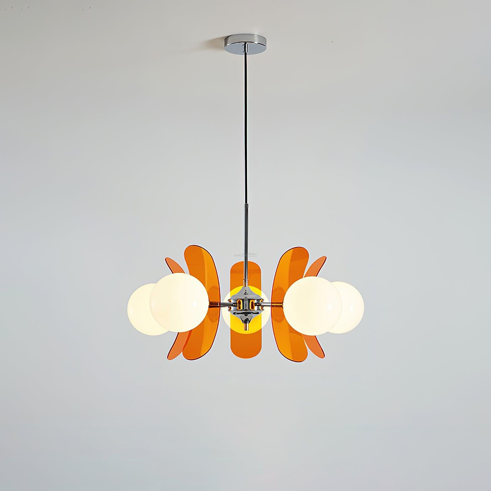Phosphorescent Chandelier with3/5/6/8 heads - Frown, Optimized-1-Luxehomezone