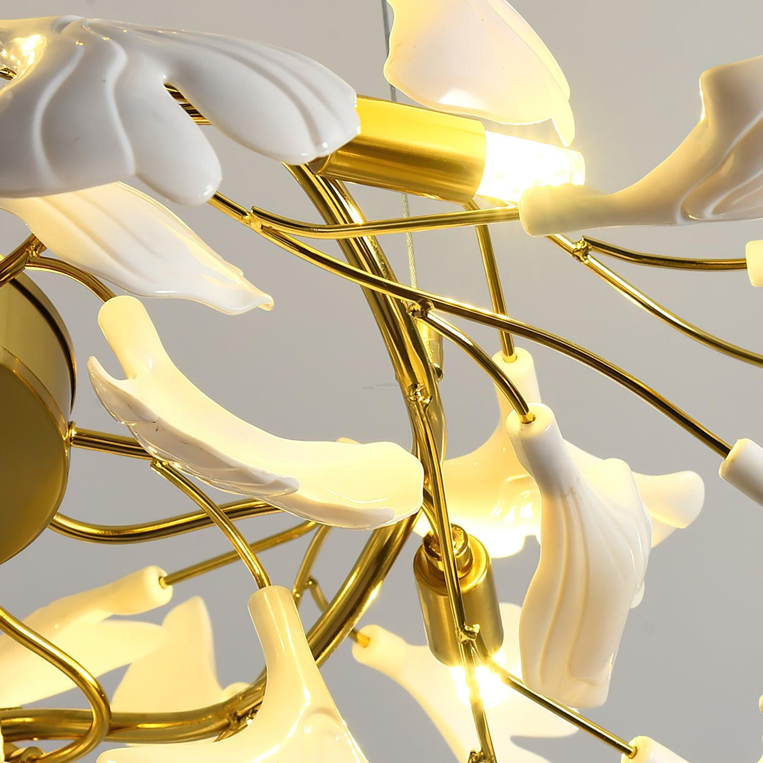Gingko Chandelier Style D - Gingko, Gingko Chandelier-1-Luxehomezone