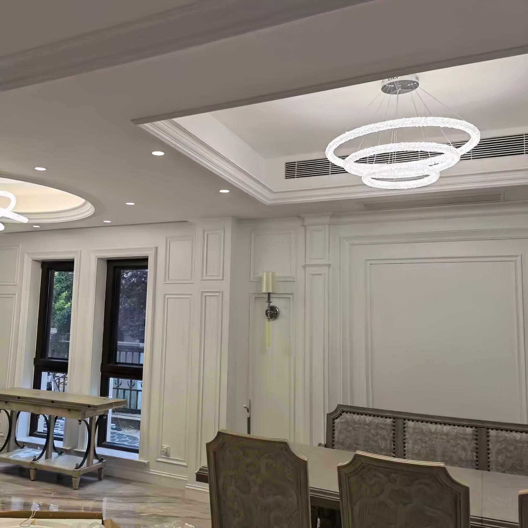 Crystal Ring Chandeliers - Crystals-1-Luxehomezone
