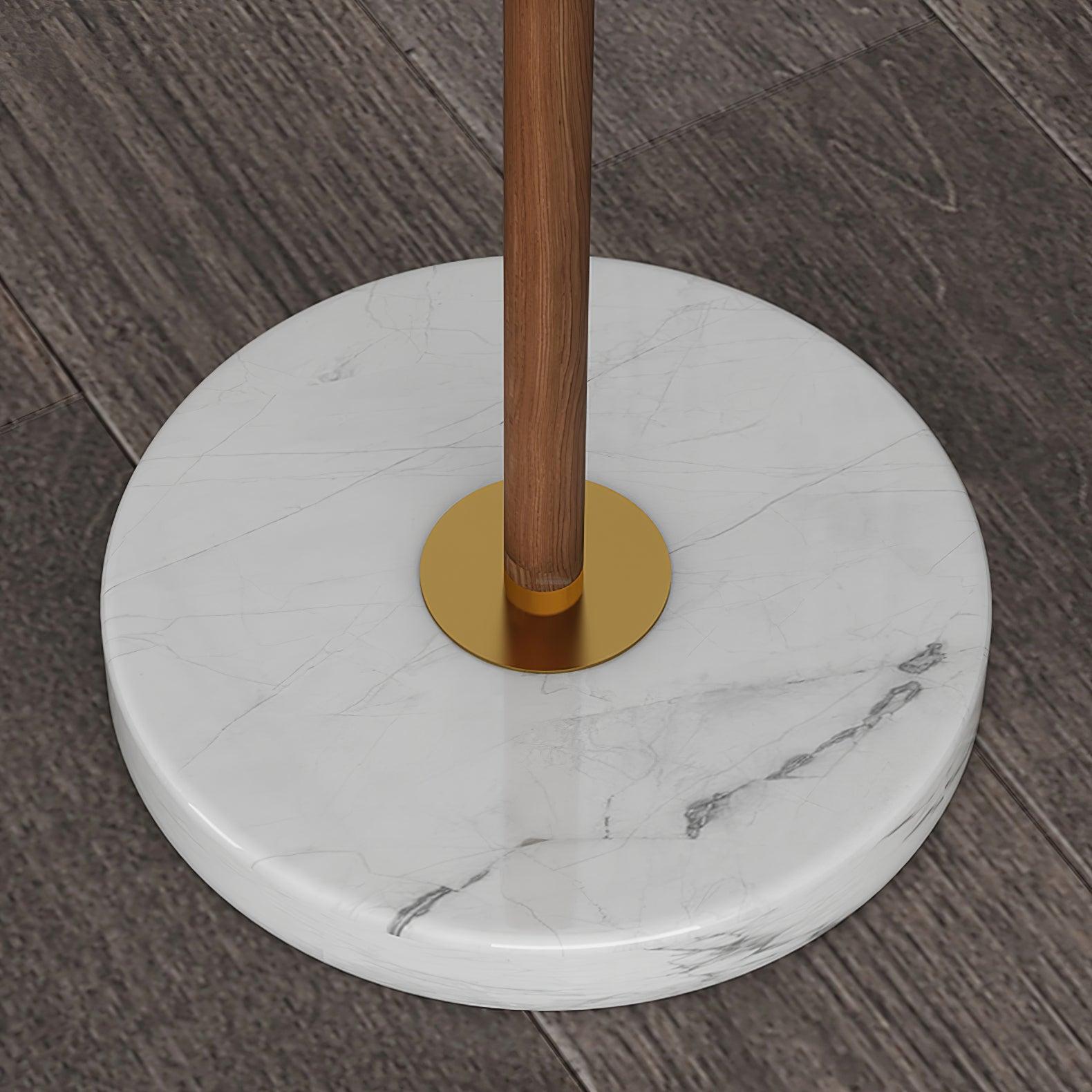 Vintage Pleated Floor Lamp ∅ 11″ - Drapery-1-Luxehomezone
