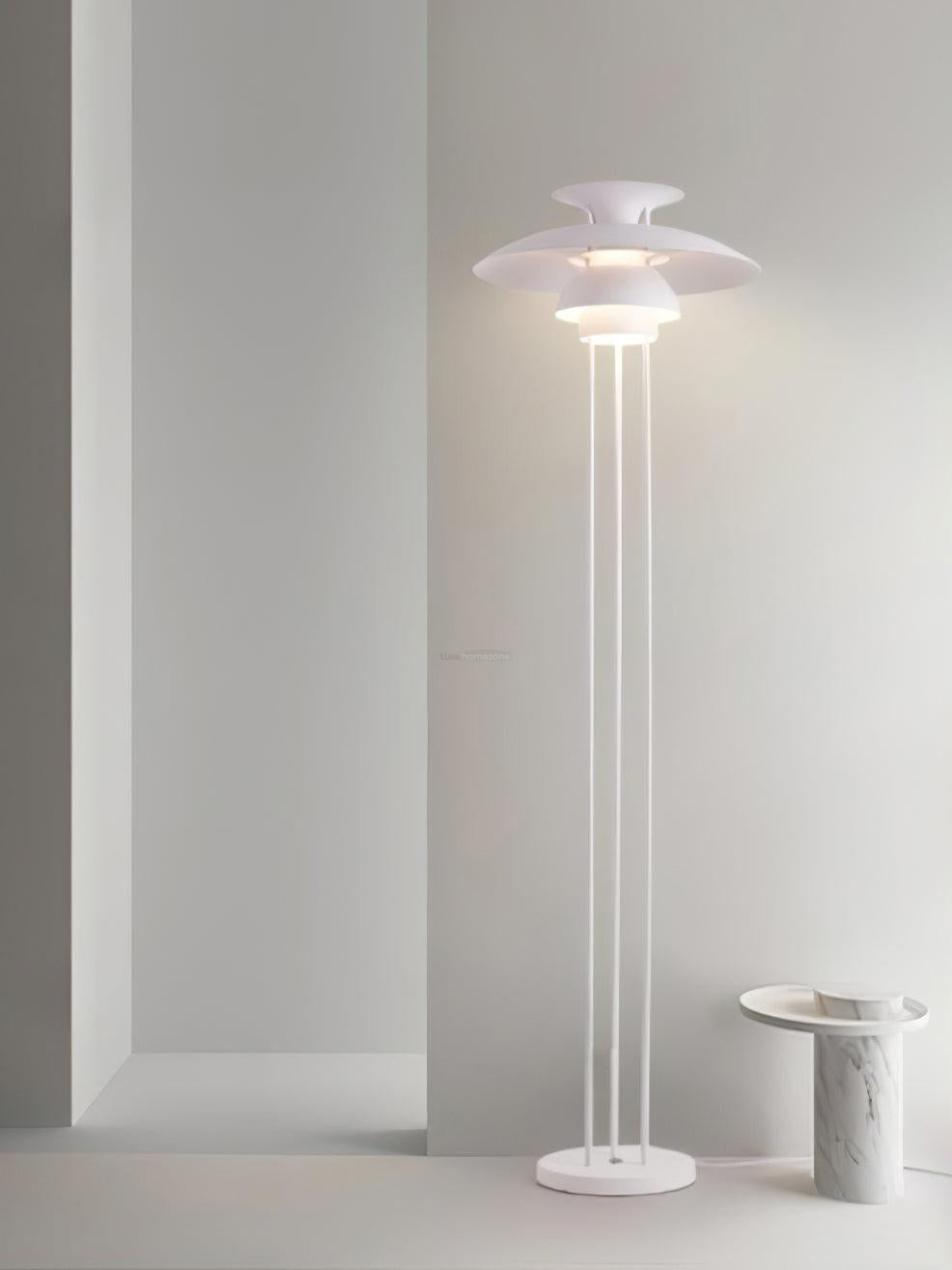 Henningsen Floor Lamp  ∅ 18.1″ - Geometry-1-Luxehomezone