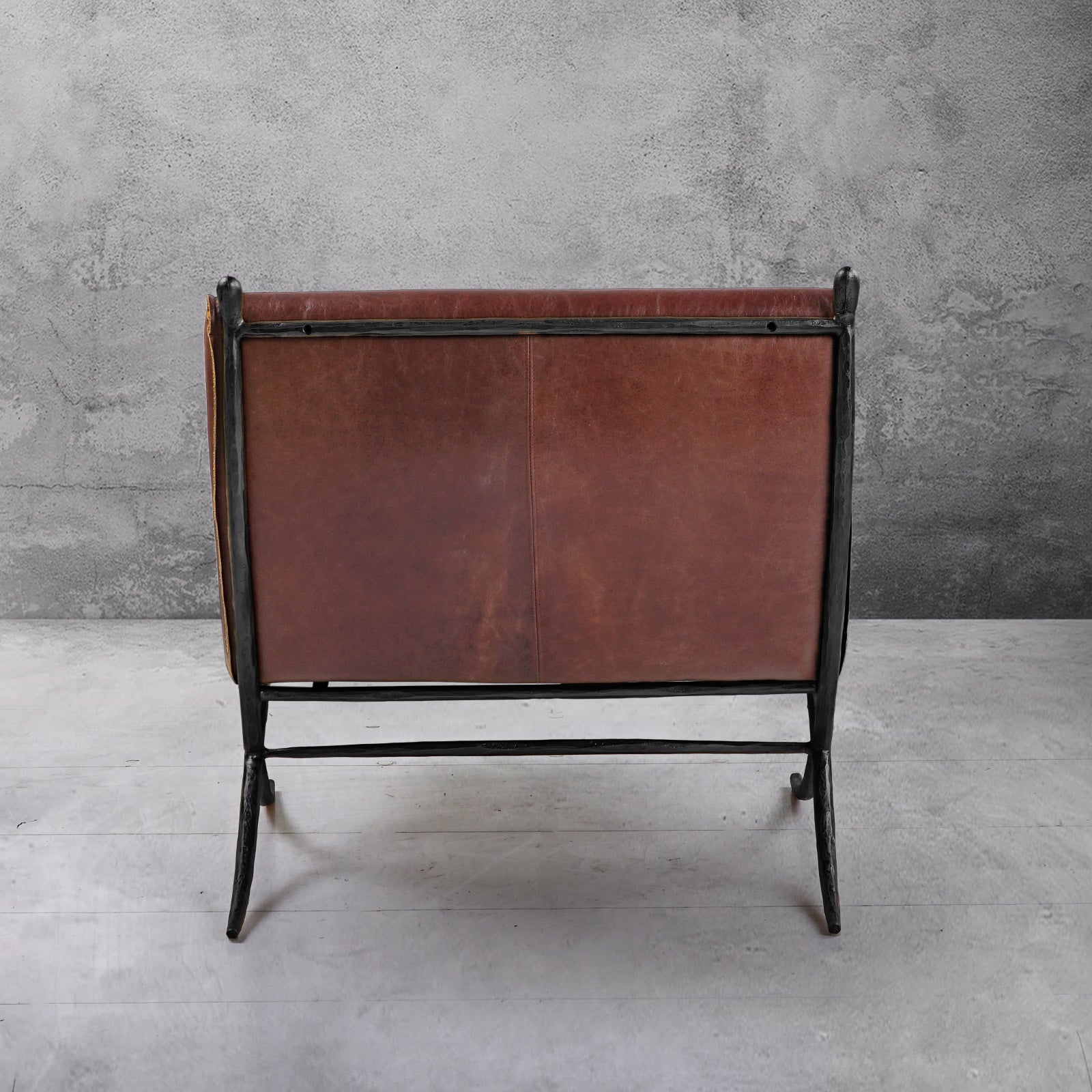 Thaddeus Vintage Leather Lounge Chair