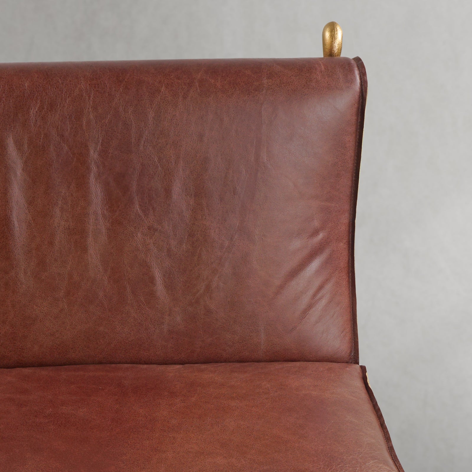 Thaddeus Vintage Leather Lounge Chair