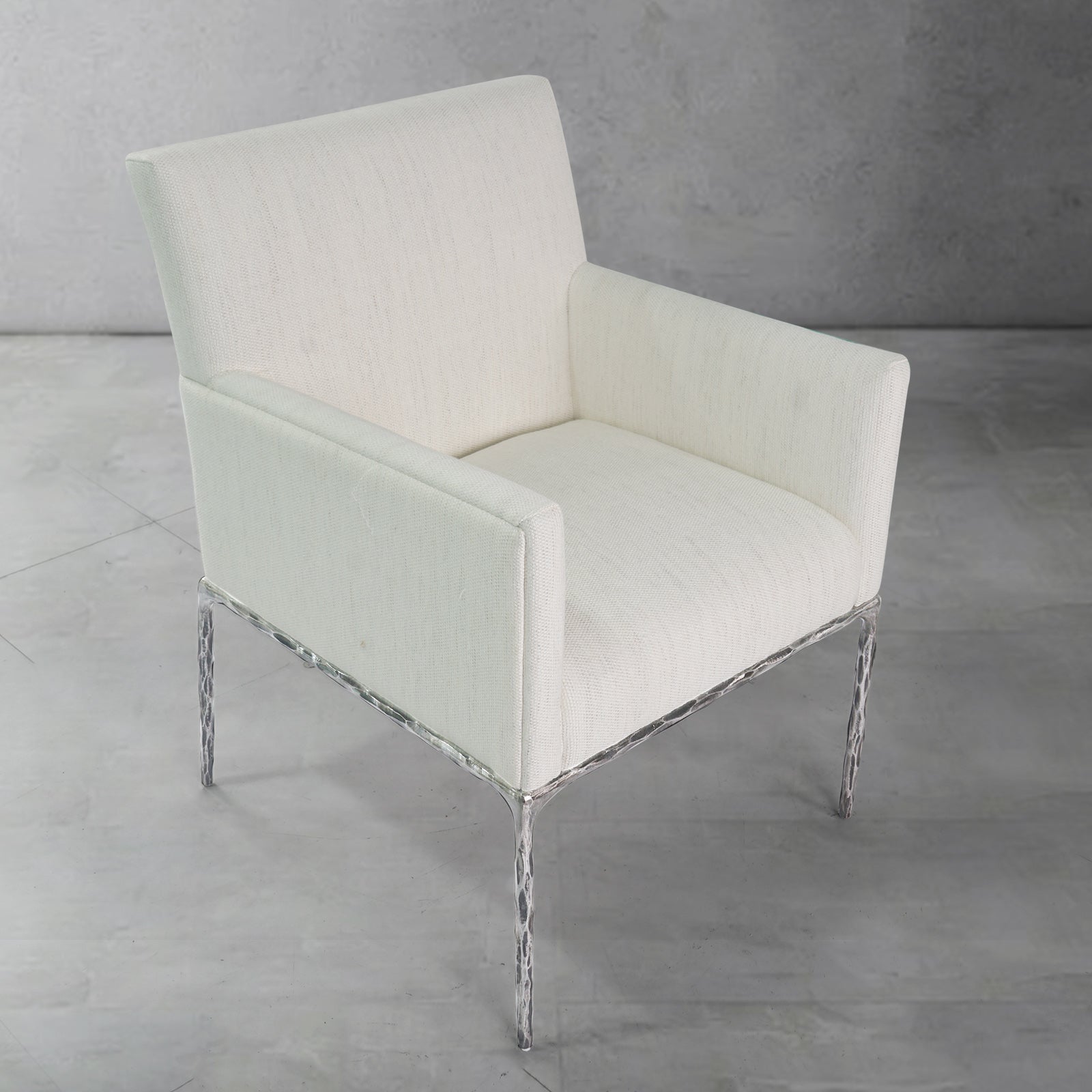 Thaddeus Track Fabric Lounge Armchair