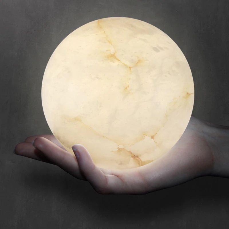 Bosso Alabaster Ball Multi-lights Chandelier