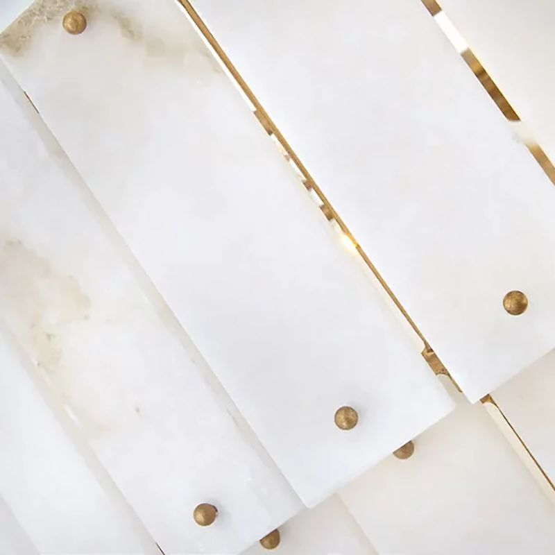 Rancho Alabaster 2-Tier Round Chandelier 34"