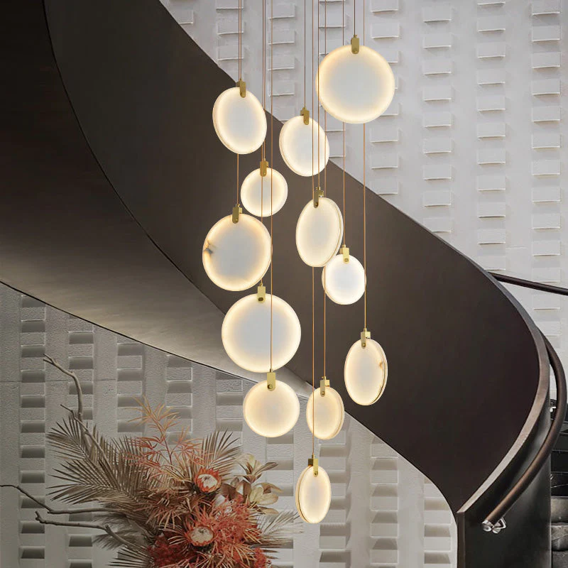 Alabaster Cuboid Dining Room Chandelier