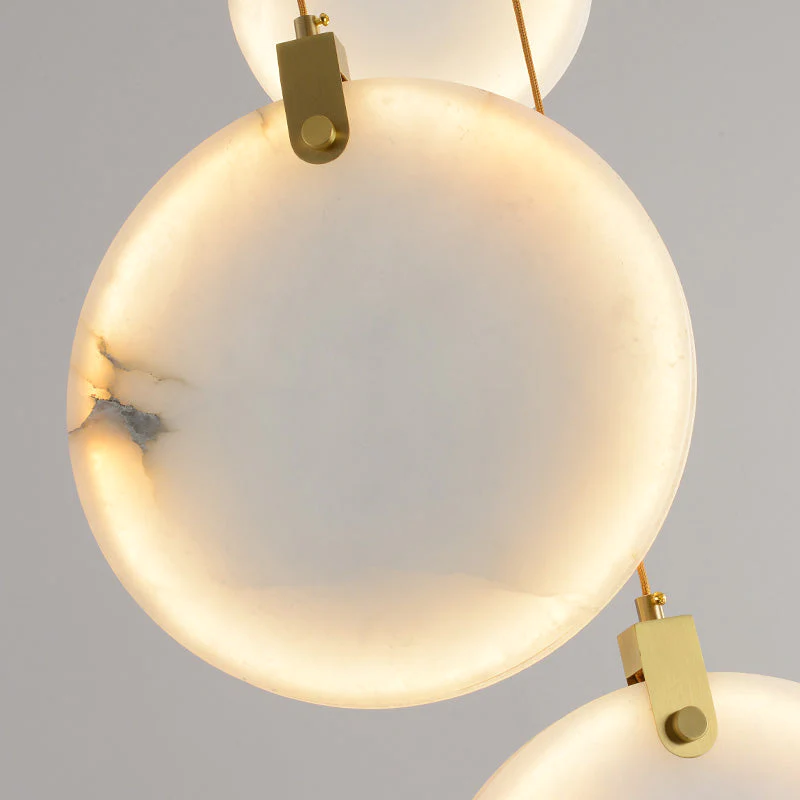 Alabaster Cuboid Dining Room Chandelier
