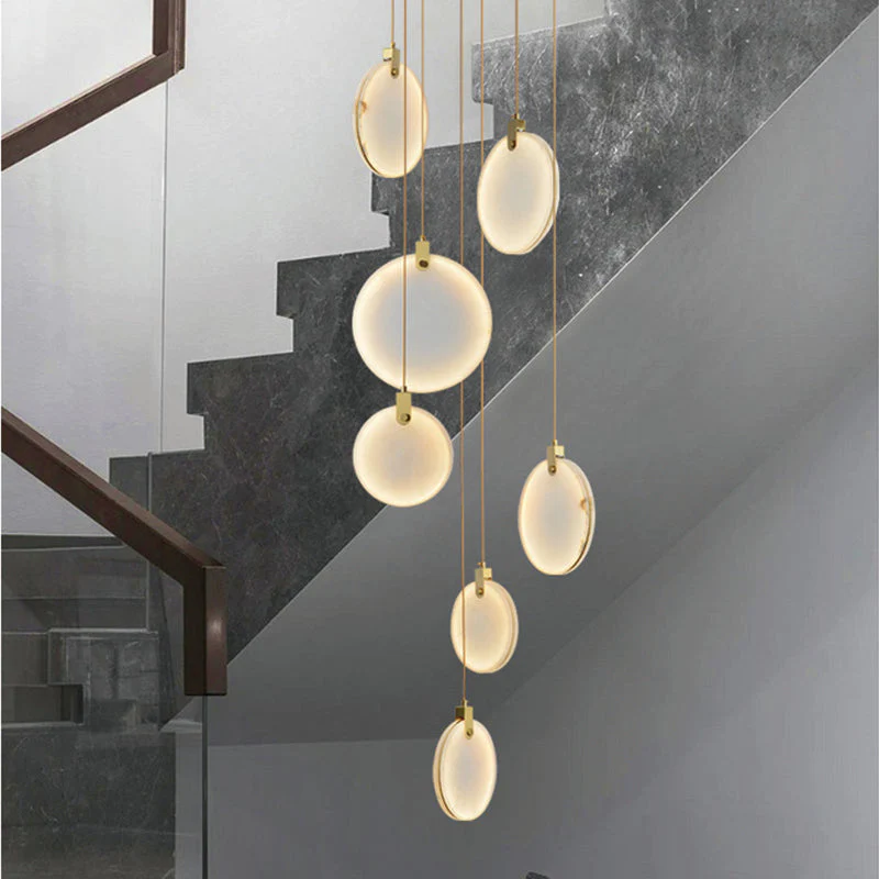 Alabaster Cuboid Dining Room Chandelier