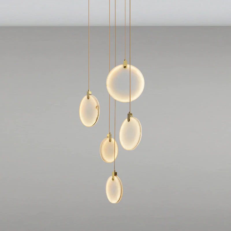 Alabaster Cuboid Dining Room Chandelier