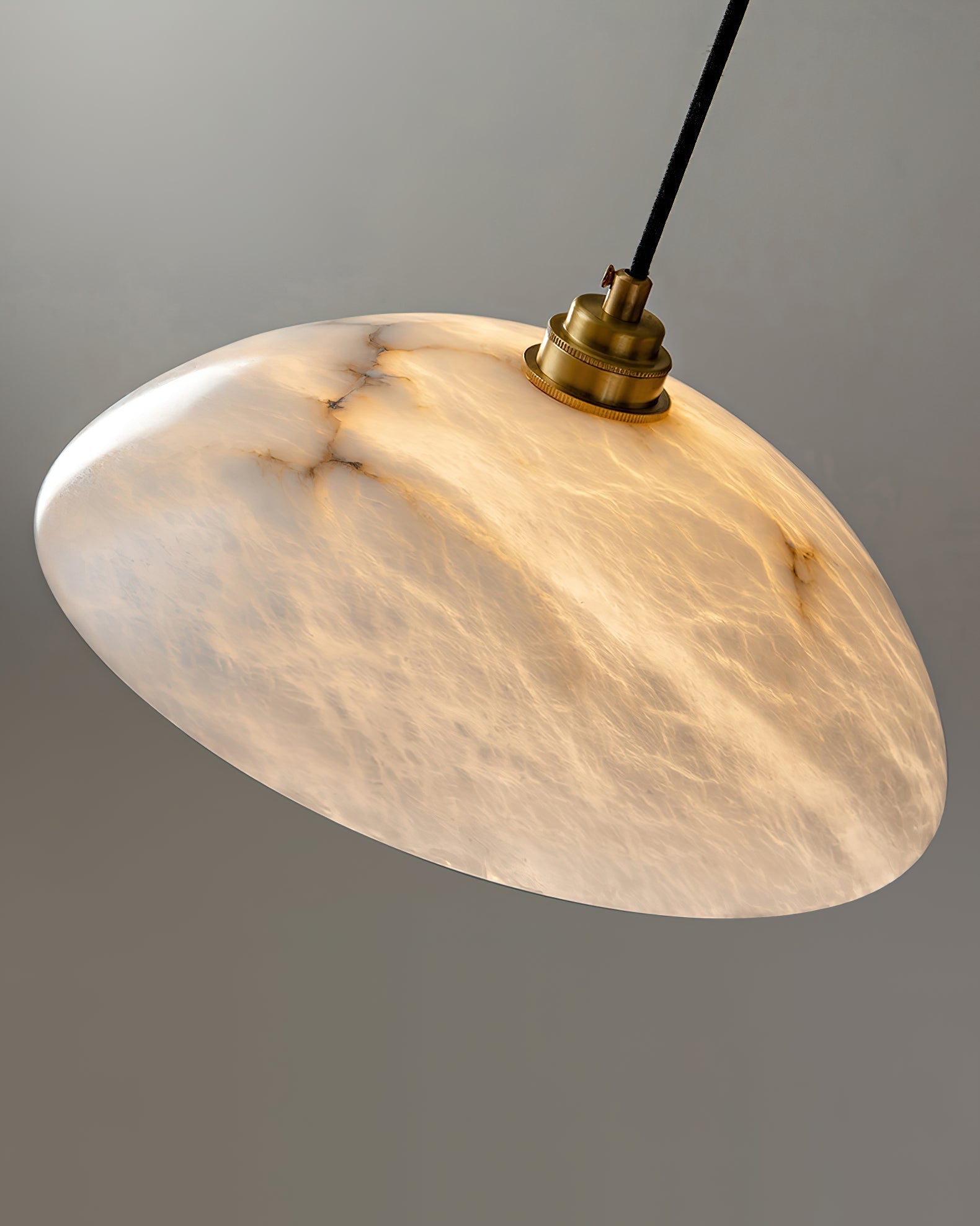 Alabaster Dome Pendant Light - Alabaster globe light, Ambient lighting, Artistic pendant light, Custom lighting, Decorative lighting, Designer lighting, Dining room lighting, High ceiling lighting, High-end lighting, Innovative lighting, Luxury lighting, Modern chandelier, Modern pendant lighting, Sophisticated lighting, Stylish pendant light- Pendant Light1-Luxehomezone