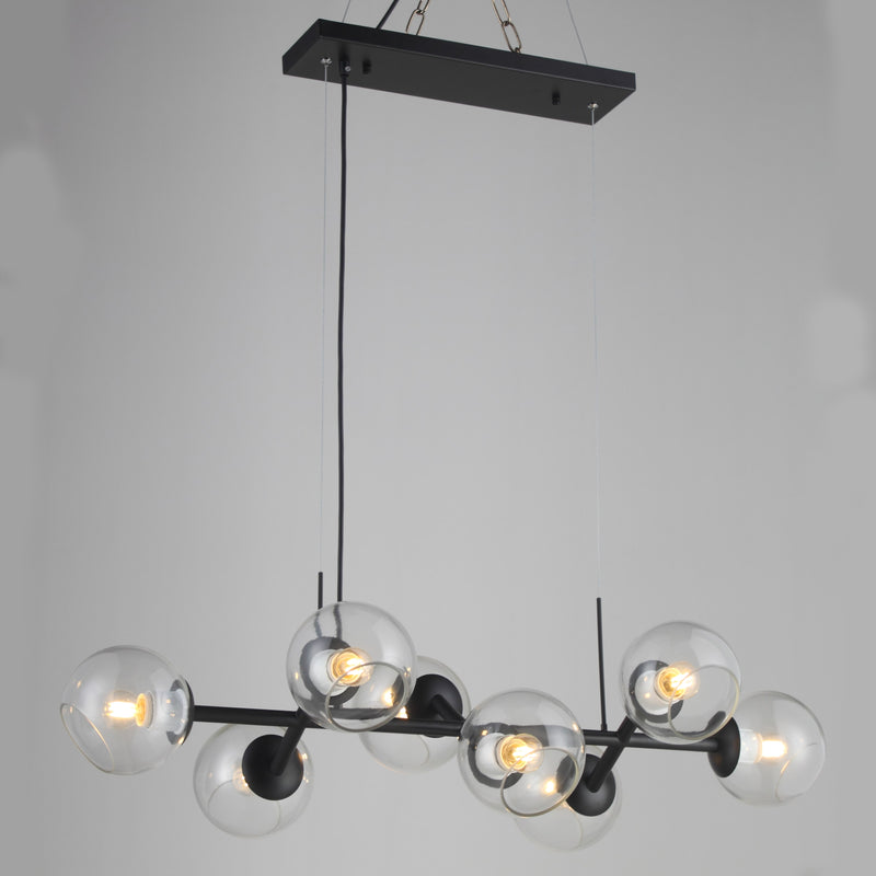 Hailey Branching Glass Globe Chandelier - Hailey-1-Luxehomezone