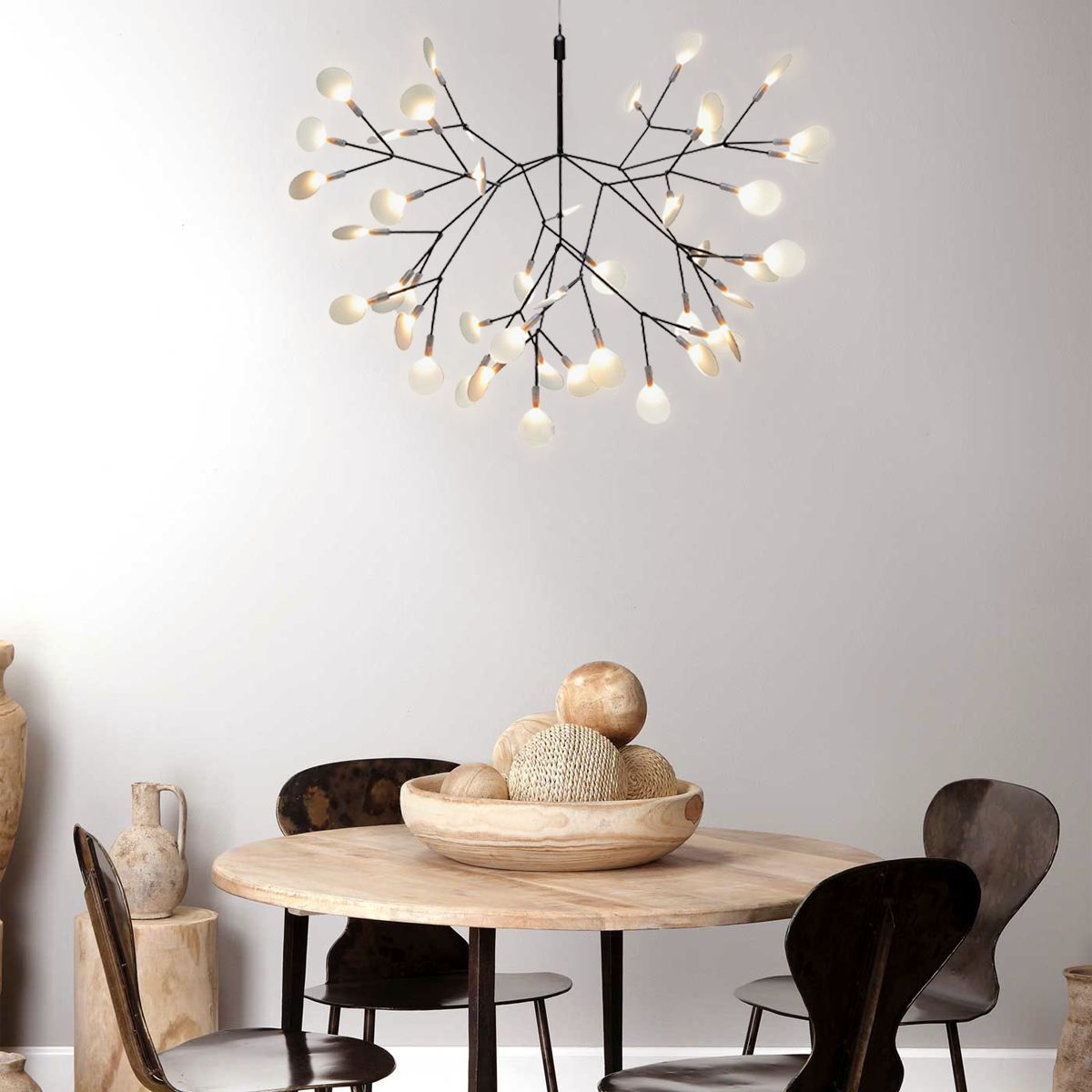 Black Firefly LED Chandelier 20''/29''/40''/60'' - Luxehomezone