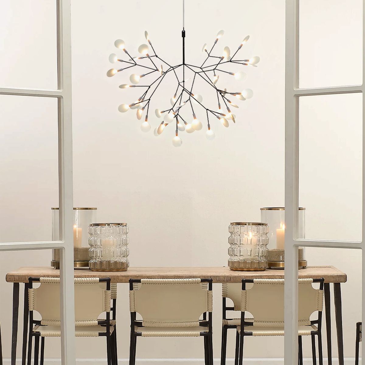 Black Firefly LED Chandelier 20''/29''/40''/60'' - Luxehomezone