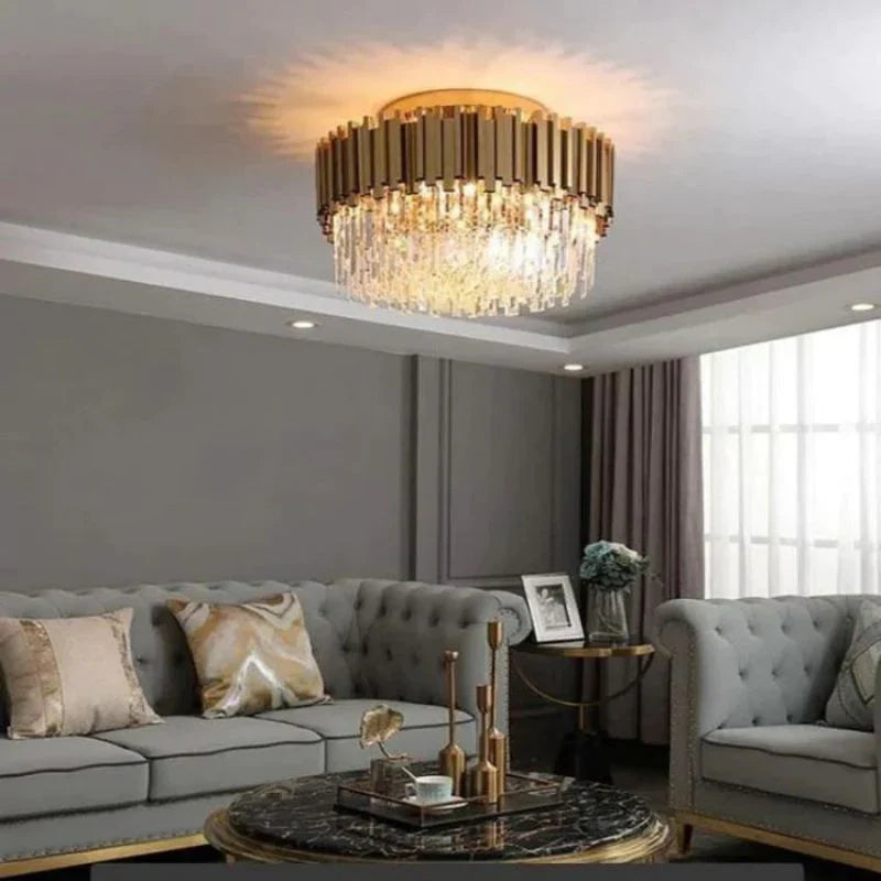 Bourbons Flushmount Chandelier
