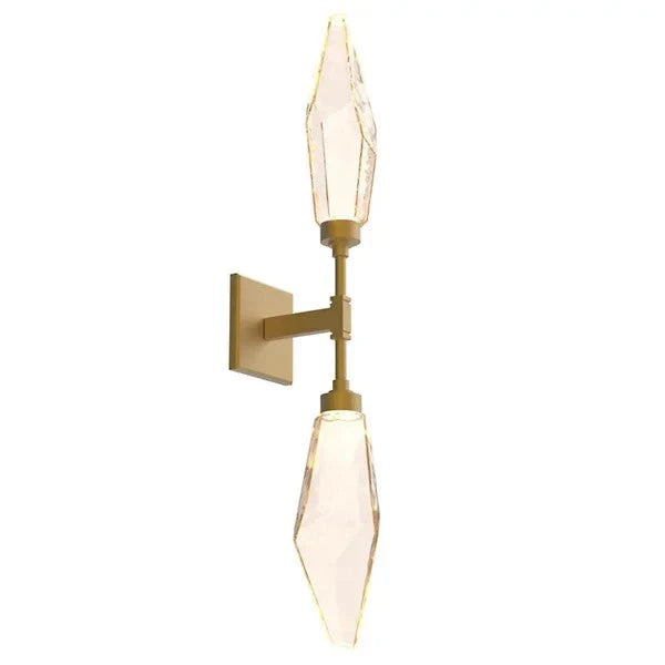 Rock Crystal Double Wall Sconce